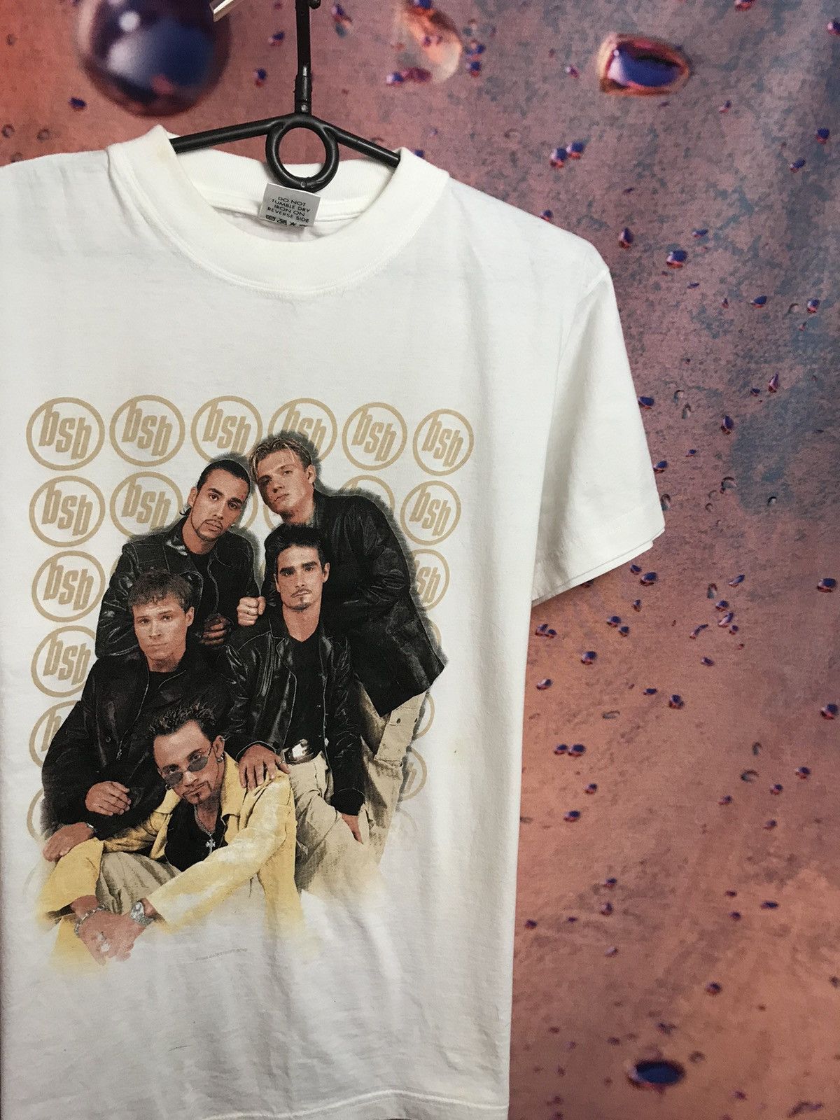 image of Band Tees 1999 Backstreet Boys Tour T Shirt Vintage in White, Men's (Size Small)