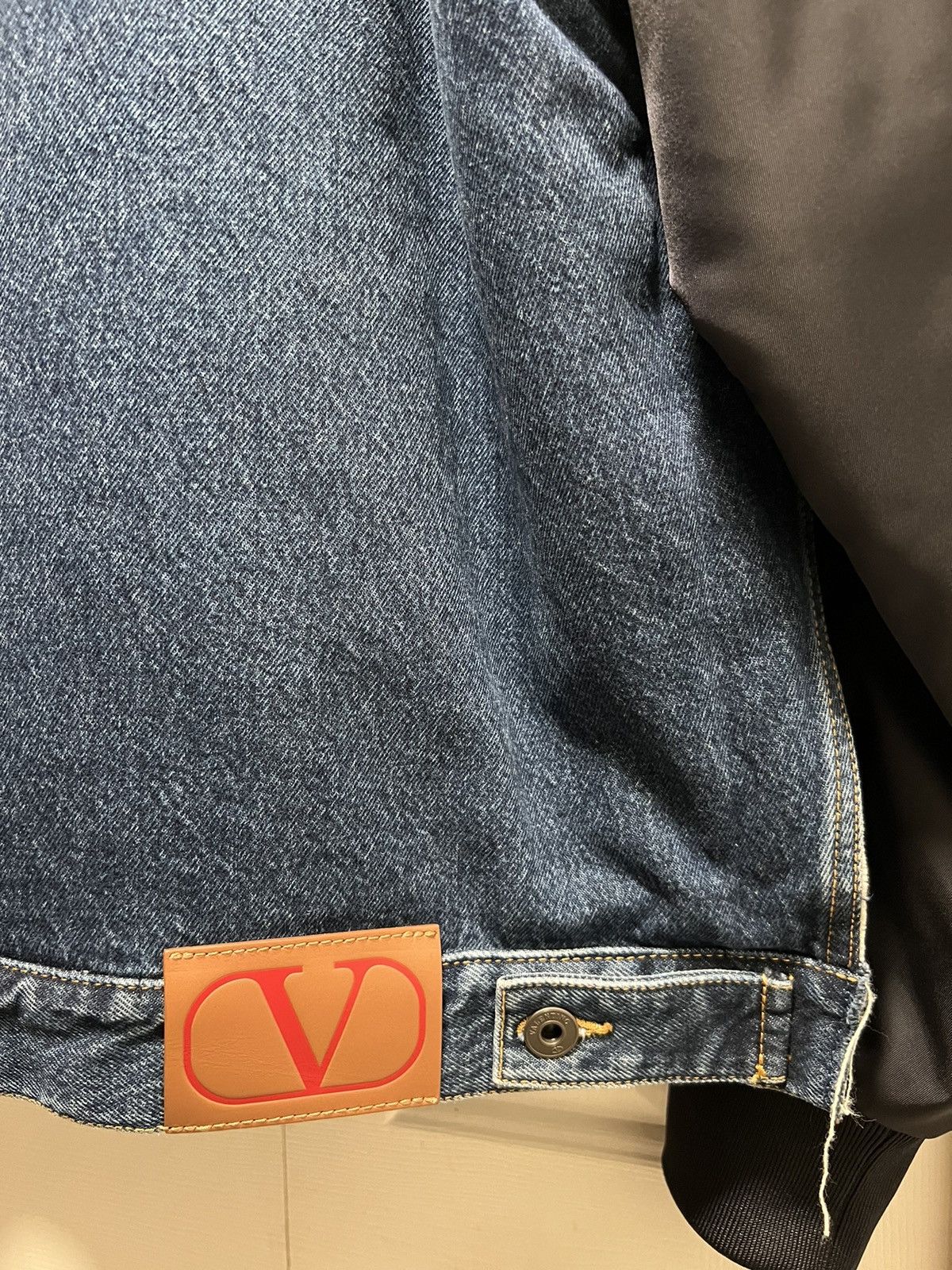 Valentino Valentino Nylon & Denim bomber jacket Size US L / EU 52-54 / 3 - 7 Thumbnail