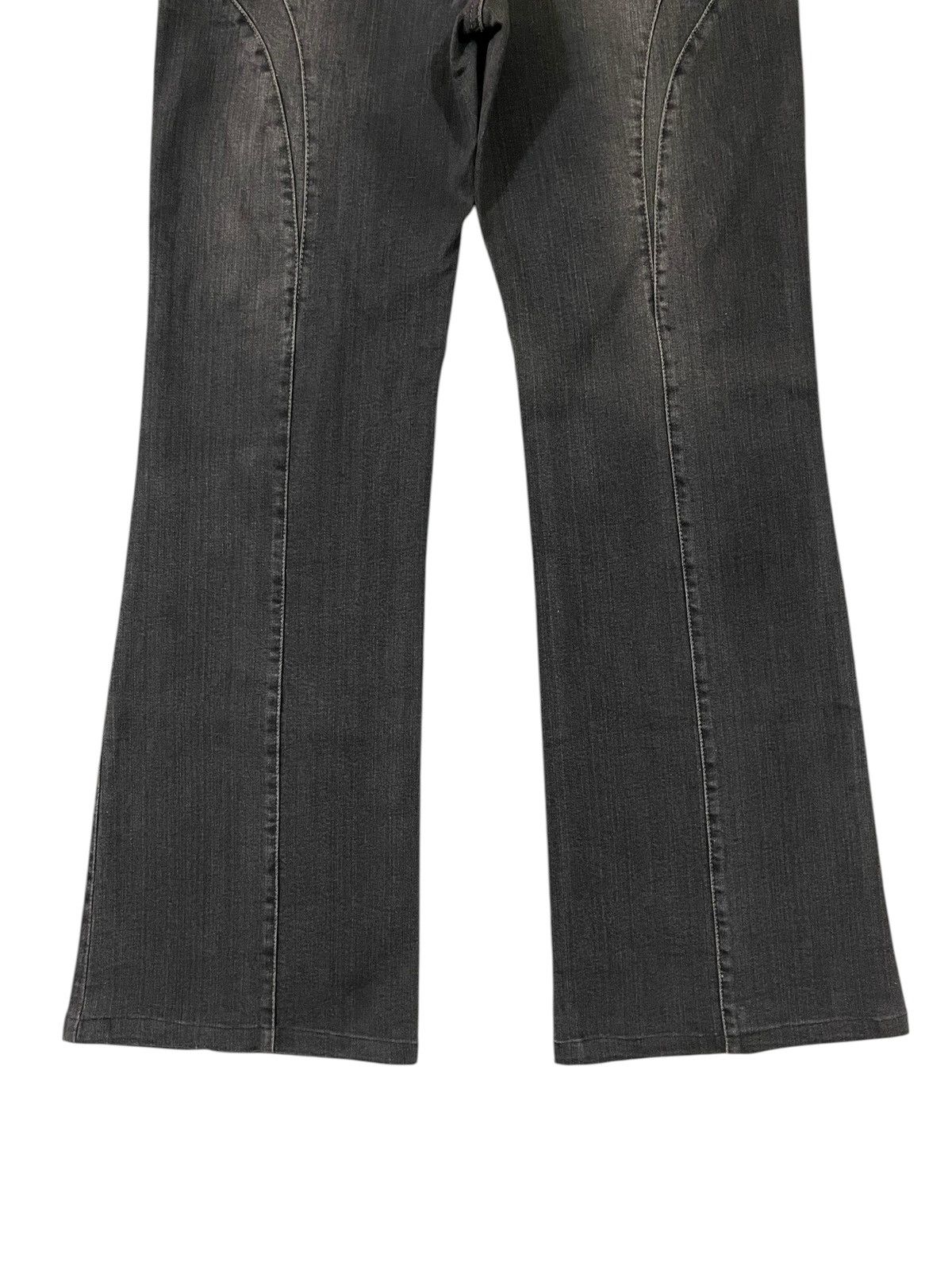 If Six Was Nine FLARED💥 Japan Nuovo Pintuck Archived Flare Jeans Size US 30 / EU 46 - 16 Thumbnail