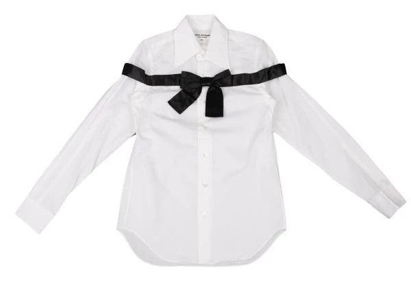Comme des Garcons Comme Des Garcons White Vintage Bow Shirt Size S / US 4 / IT 40 - 2 Thumbnail
