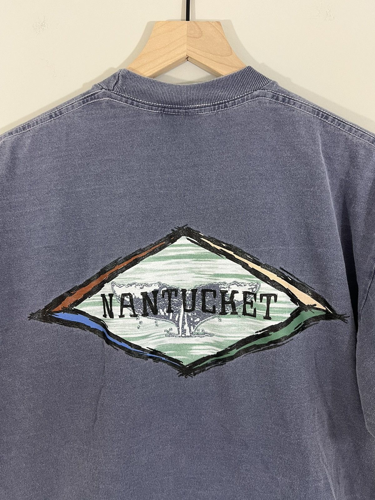 Vintage Sun Faded Nantucket Distressed Thrashed Tee Size US L / EU 52-54 / 3 - 9 Thumbnail