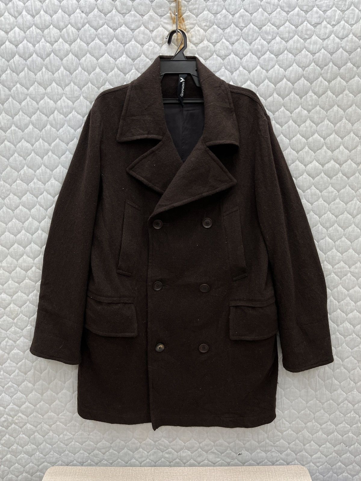 image of Groundy x Yohji Yamamoto Archive Ground Y Yohji Yamamoto Jacket in Brown, Men's (Size Medium)