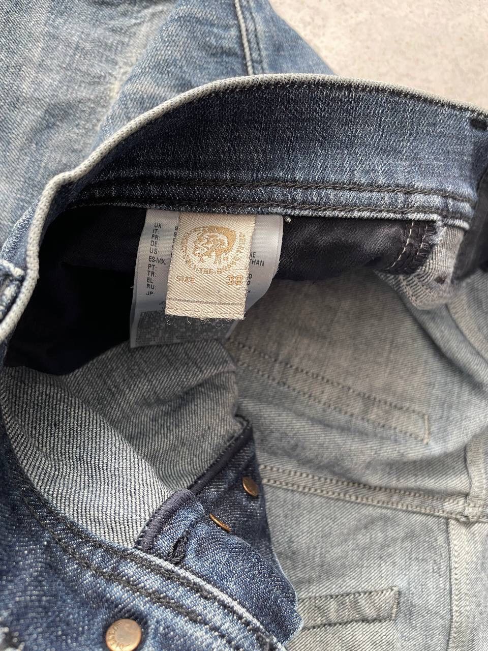 Diesel × Diesel Black Gold × Vintage Diesel Tepphar Slim Carpot Denim Pants Y2K Ultra Rare Item Size US 34 / EU 50 - 10 Thumbnail