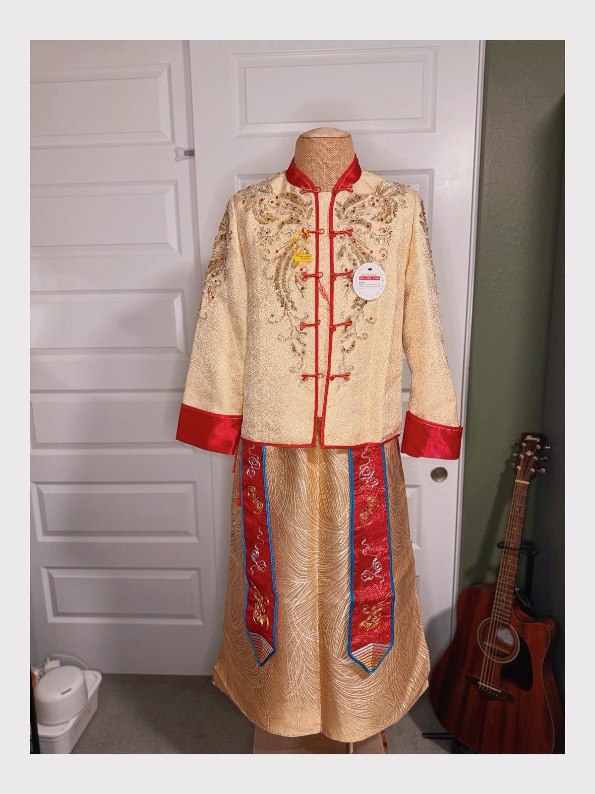 Other Brand New Traditional Chinese Men’s Wedding Outfit Size 38L - 3 Thumbnail