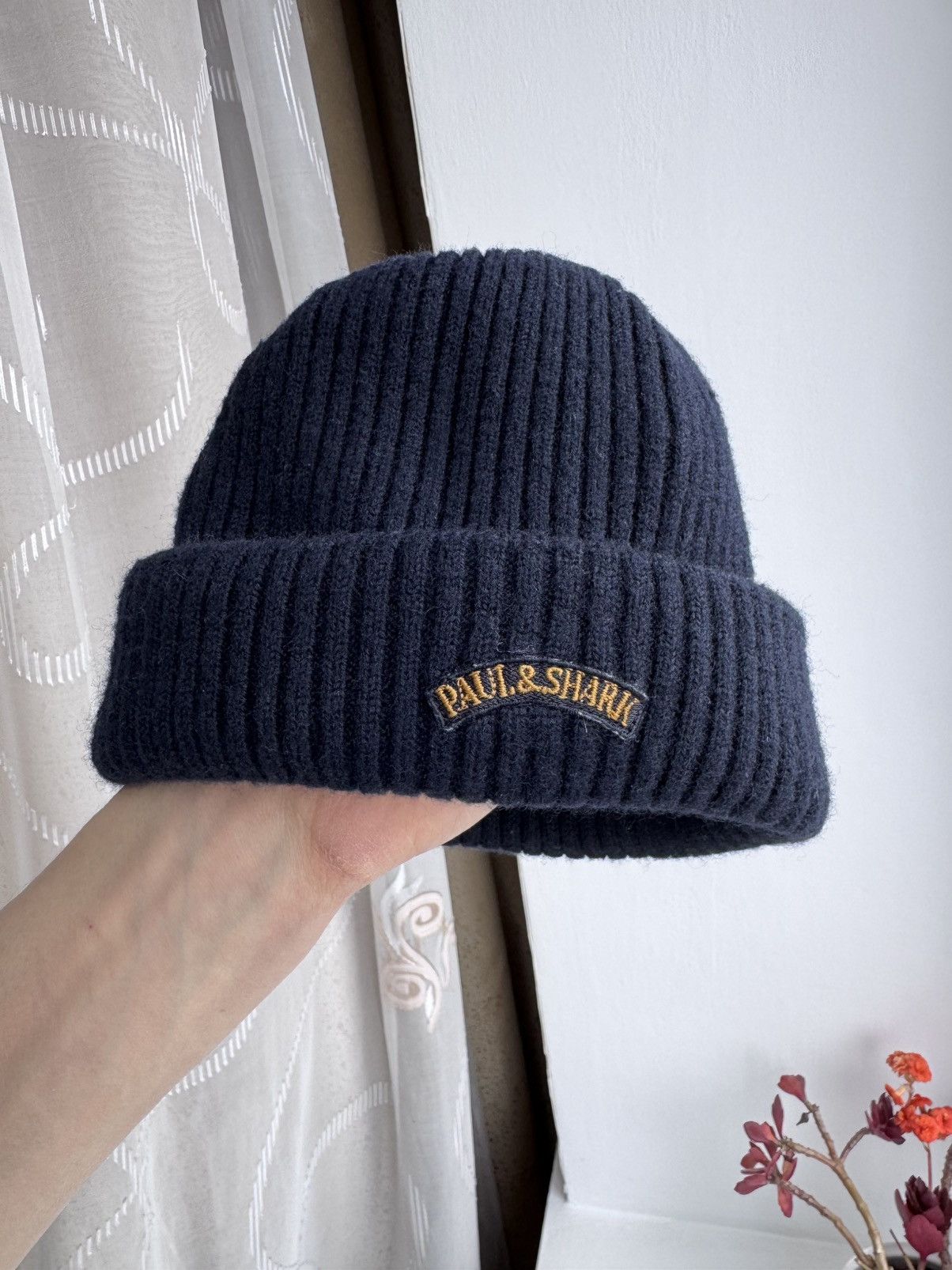 Paul & Shark Vintage Paul Shark Beanie Hat Navy Blue Wool Cousteau Mini Size ONE SIZE - 8 Thumbnail