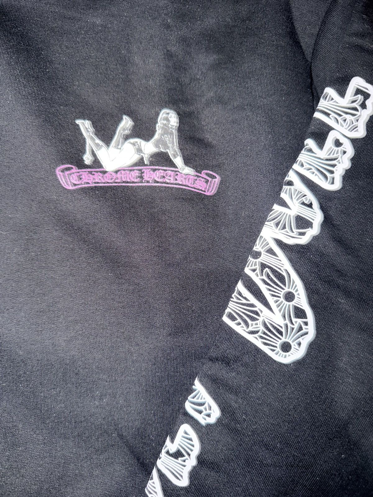 Chrome Hearts × Deadly Doll Chrome Hearts Deadly Doll Hoodie Black Size M Size US M / EU 48-50 / 2 - 2 Thumbnail
