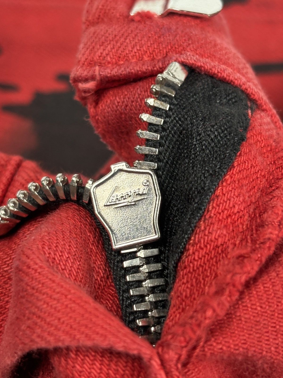 Balmain S/S 2011 Christophe Decarnin Red Washed-out Biker Jeans Size 30" / US 8 / IT 44 - 13 Thumbnail