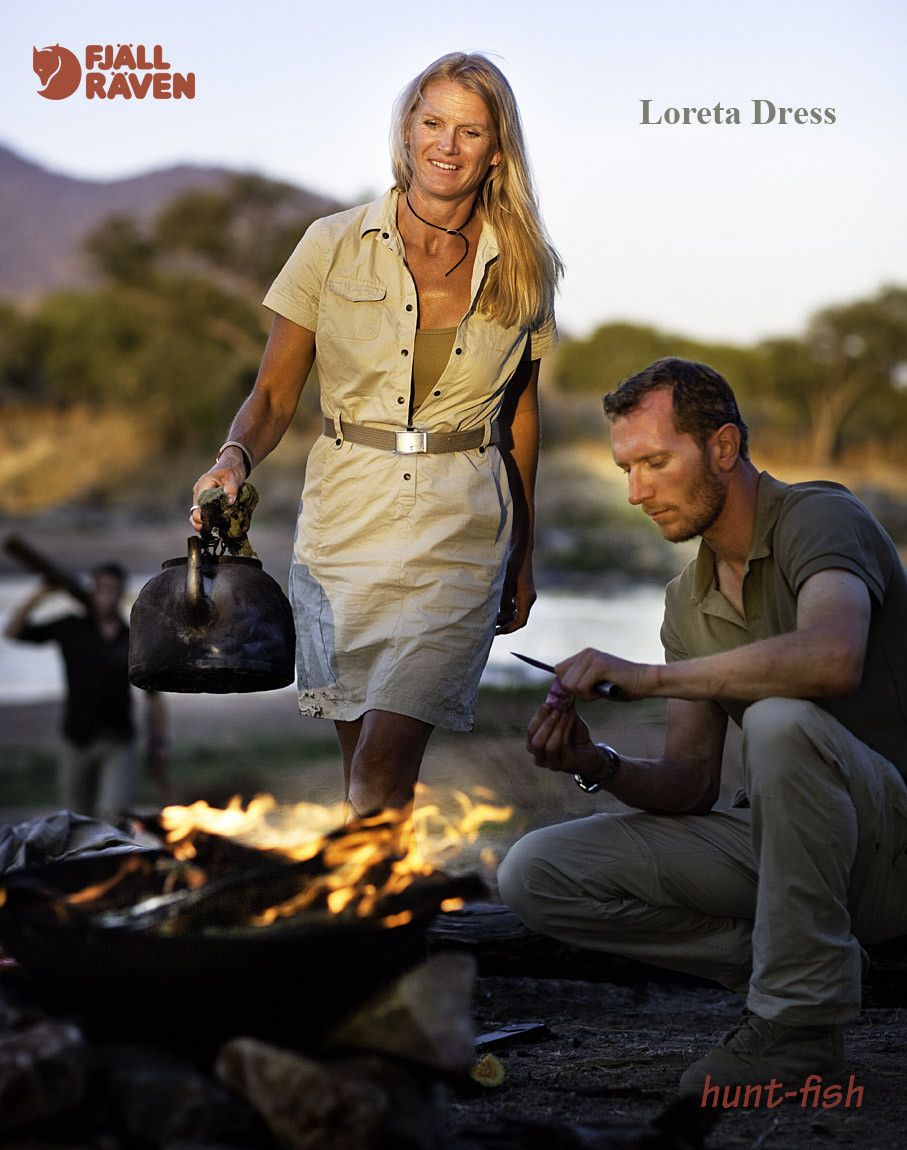 Fjallraven Fjällräven Loreta Dress Light Beige Outdoor Trekking Casual Size S / US 4 / IT 40 - 2 Thumbnail