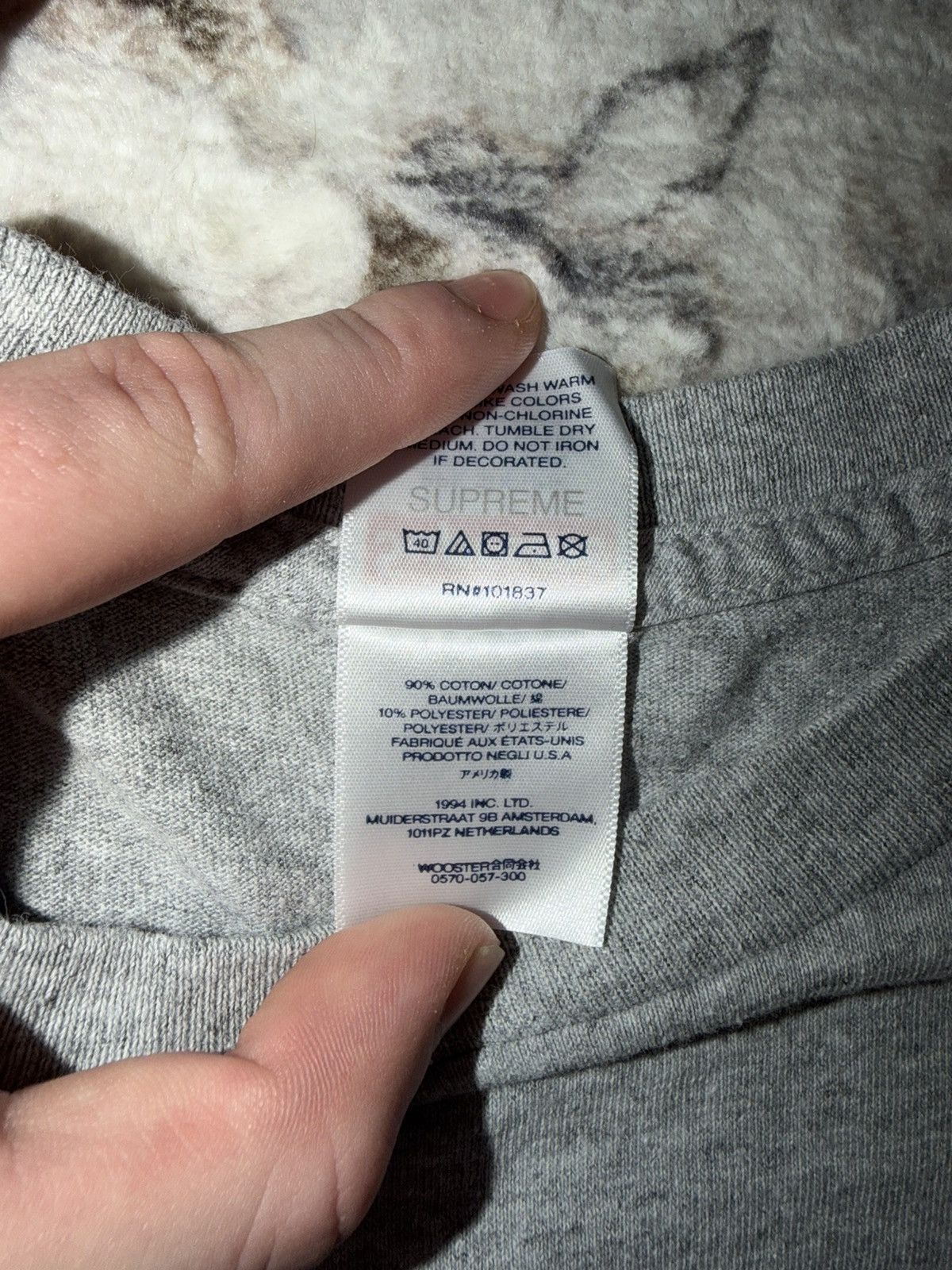 Supreme Supreme “You Was Raised Off Our Shit” Tee Size US M / EU 48-50 / 2 - 4 Thumbnail