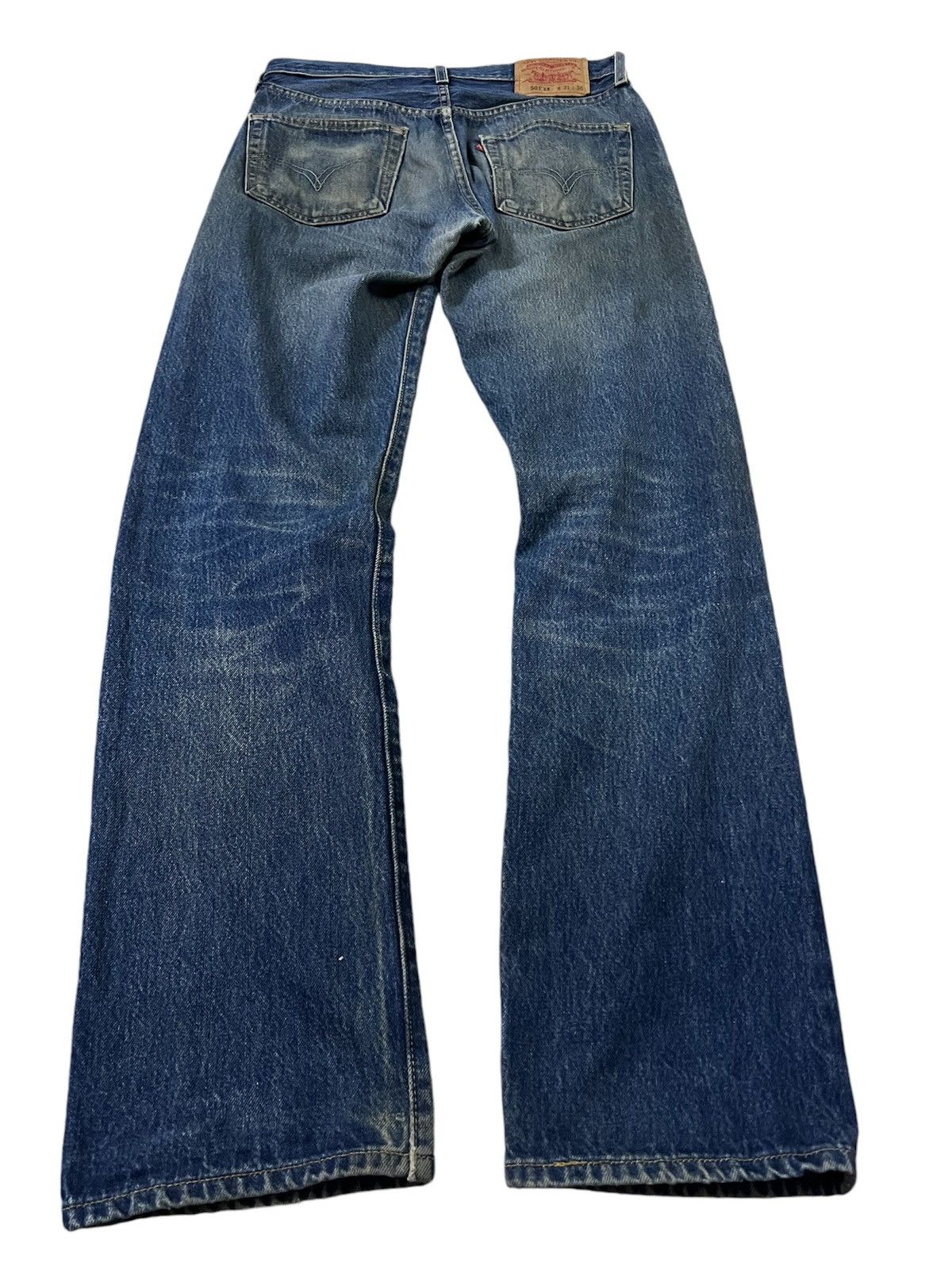 Levi's × Levi's Made & Crafted × Levi's Vintage Clothing VTG LEVIS 501XX MUD WASH BUTTON FLY DISTRESSED JEANS 💥 Size US 30 / EU 46 - 2 Thumbnail