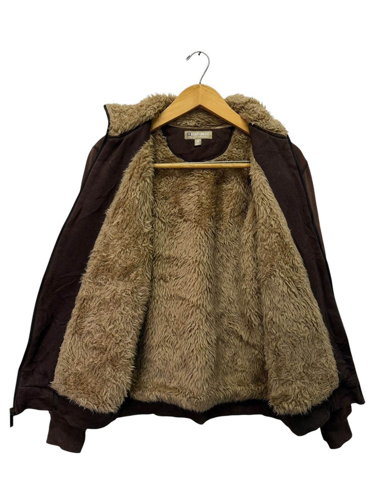 Ecko Unltd. Vintage Ecko Unltd. Big Logo Zipper up Fur Jacket Size US L / EU 52-54 / 3 - 5 Thumbnail