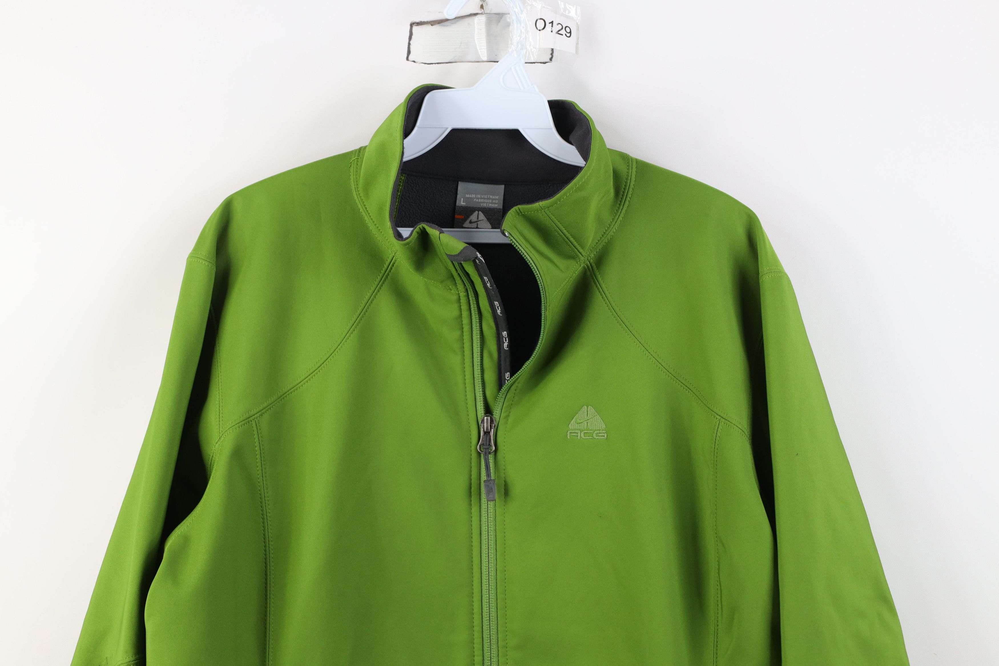 Nike Vintage Y2K Nike ACG Fleece Lined Softshell Jacket Green Size L / US 10 / IT 46 - 2 Thumbnail