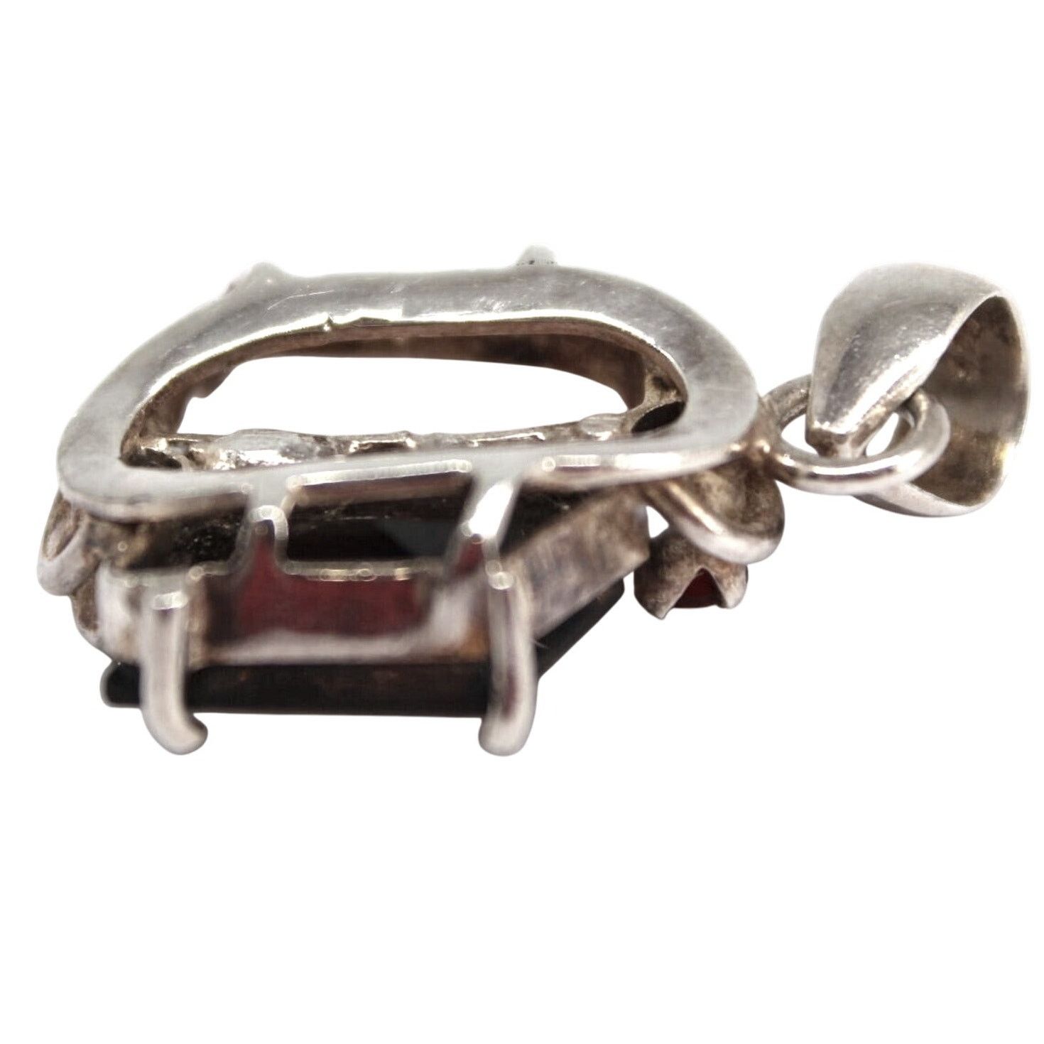 Other Vintage Pendant Peridot Garnet Smoke Rose Quarts 925 Silver Size ONE SIZE - 4 Thumbnail