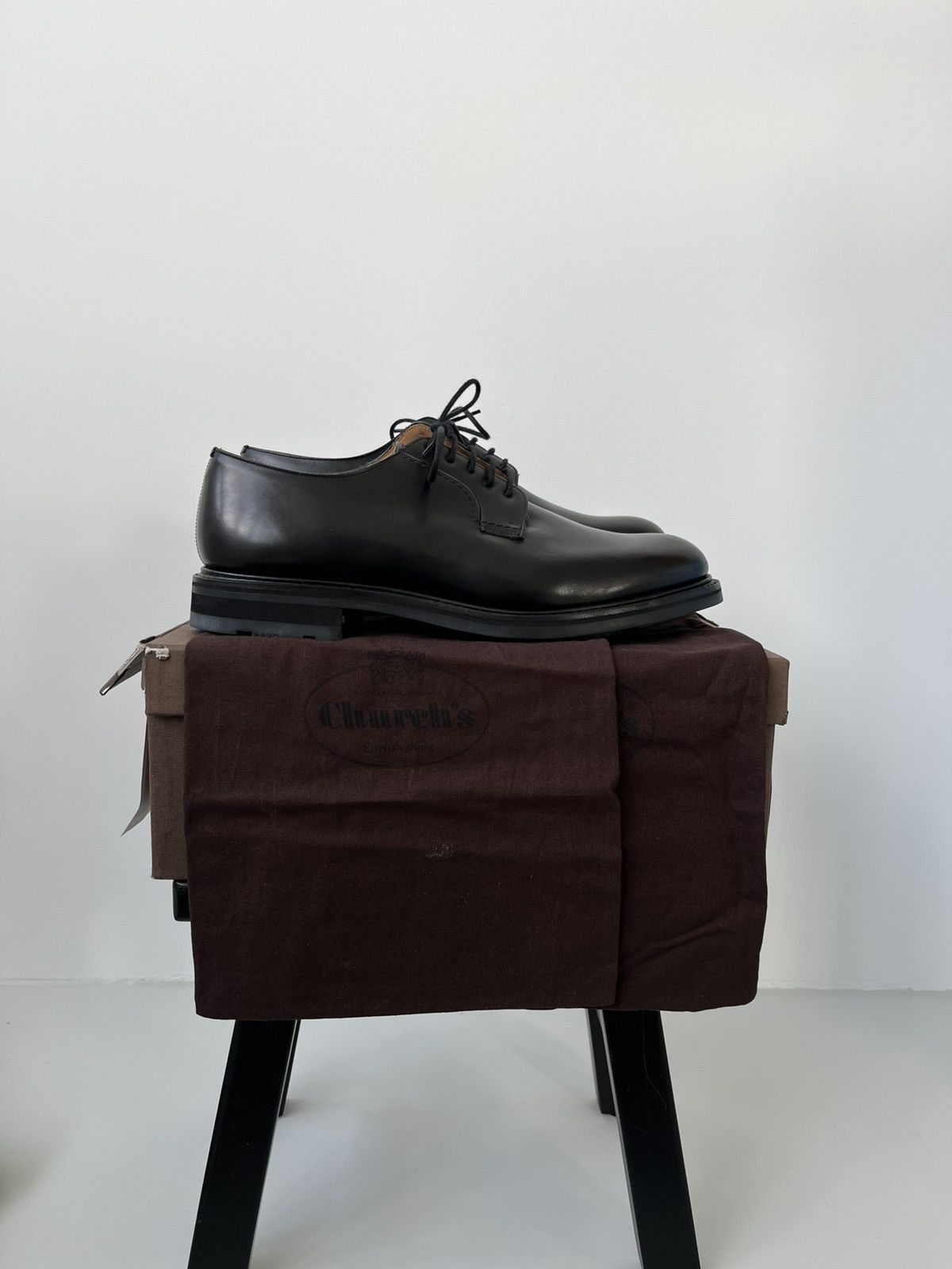 Church's Woodbridhe/shannon black leather derby Size US 10 / EU 43 - 2 Thumbnail