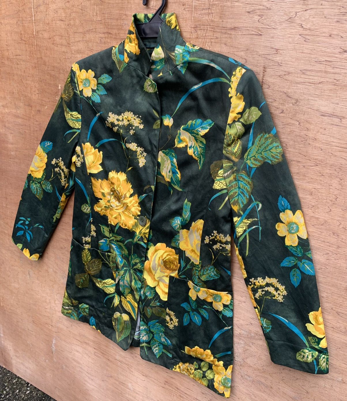 Vintage Vintage Mondi Business Floral Full Print Blazzer Size M / US 6-8 / IT 42-44 - 4 Thumbnail