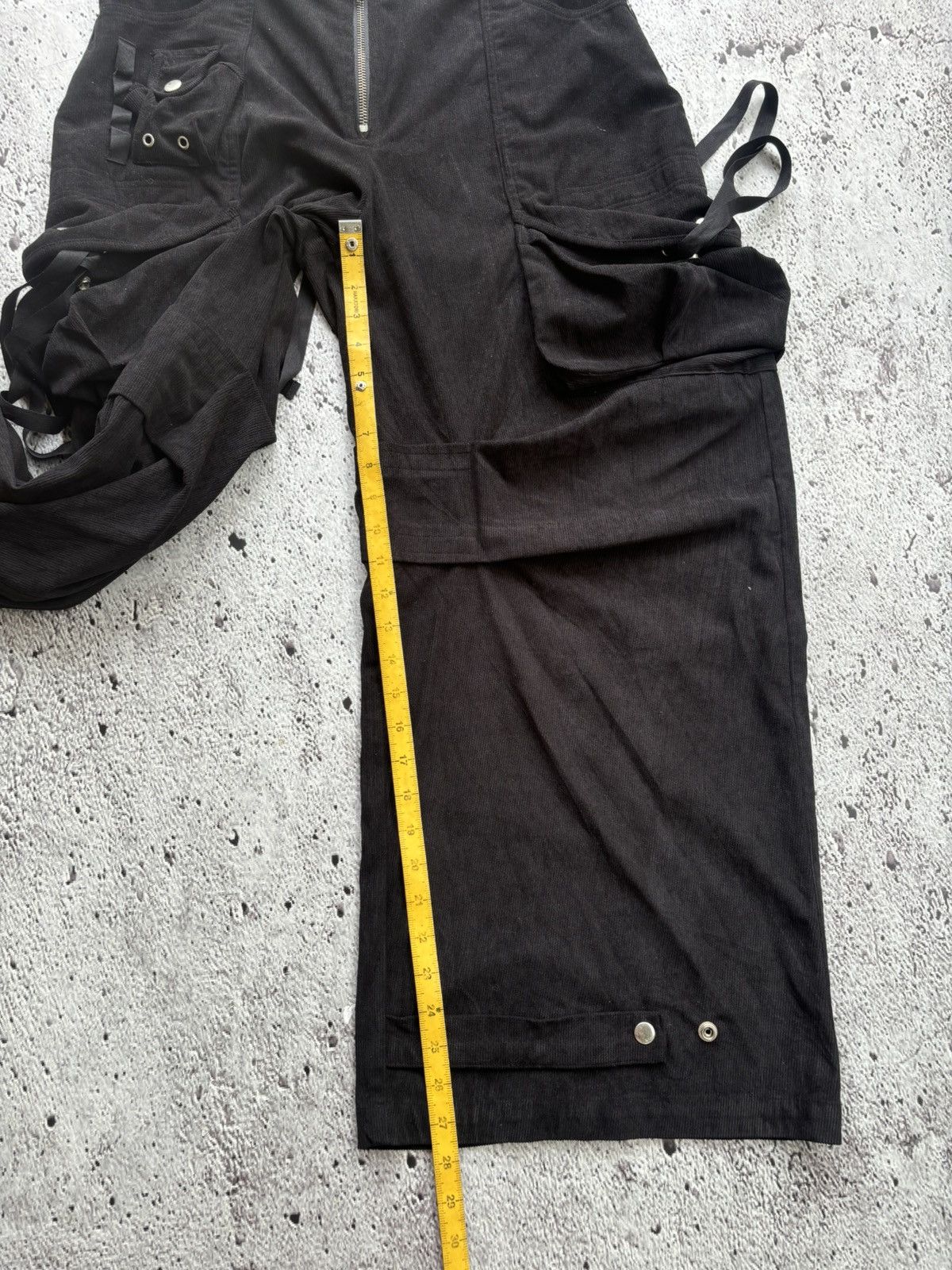 Hysteric Glamour 2000's Nache black cargo wide leg pants Lgb style Size US 32 / EU 48 - 12 Thumbnail