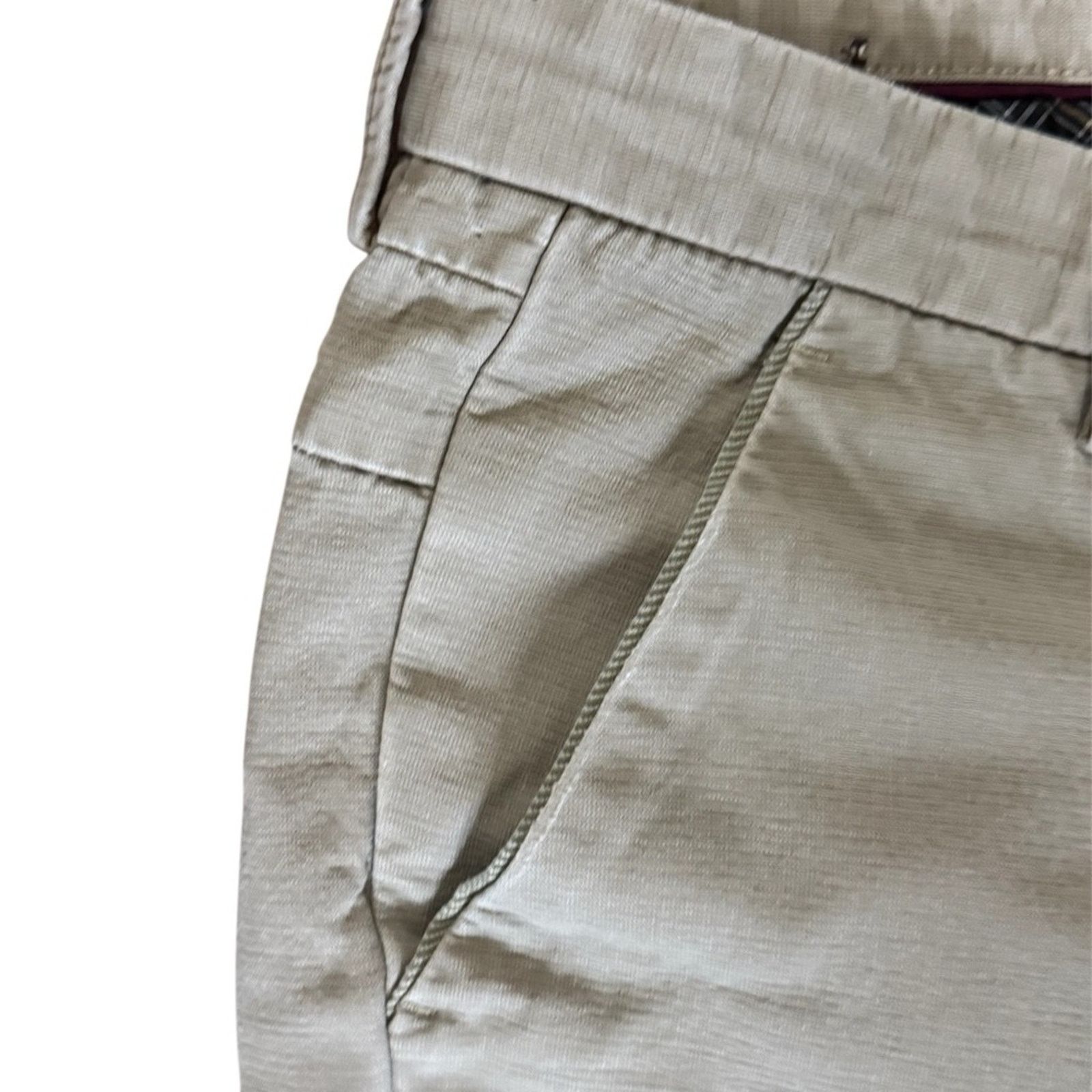 Burberry Mens Designer Burberry khaki pants Size US 34 / EU 50 - 3 Thumbnail