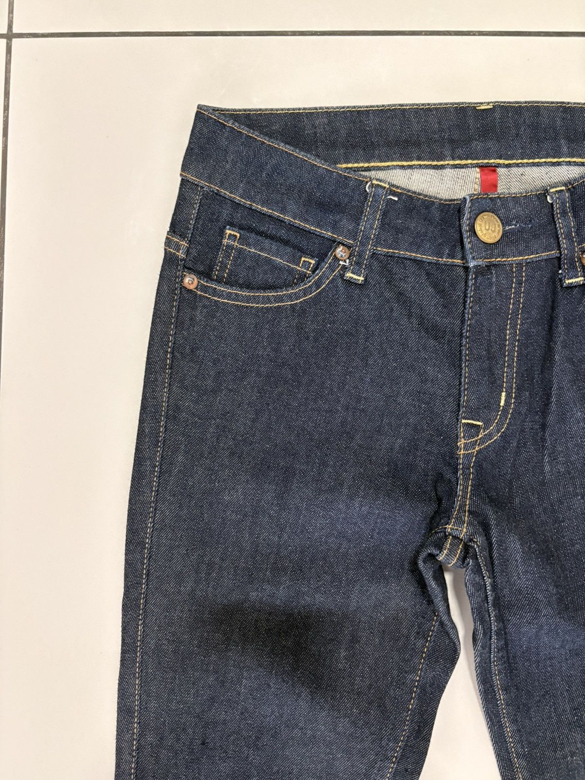 Japanese Brand Uniqlo Slimfit Bootcut Jeans Denim Size US 29 - 8 Thumbnail