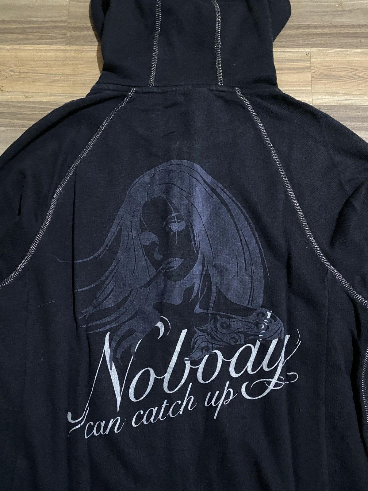 Beauty Beast × Japanese Brand NOBODY CAN CATCH UP WOMEN SMOKE HOODIES Size M / US 6-8 / IT 42-44 - 11 Thumbnail