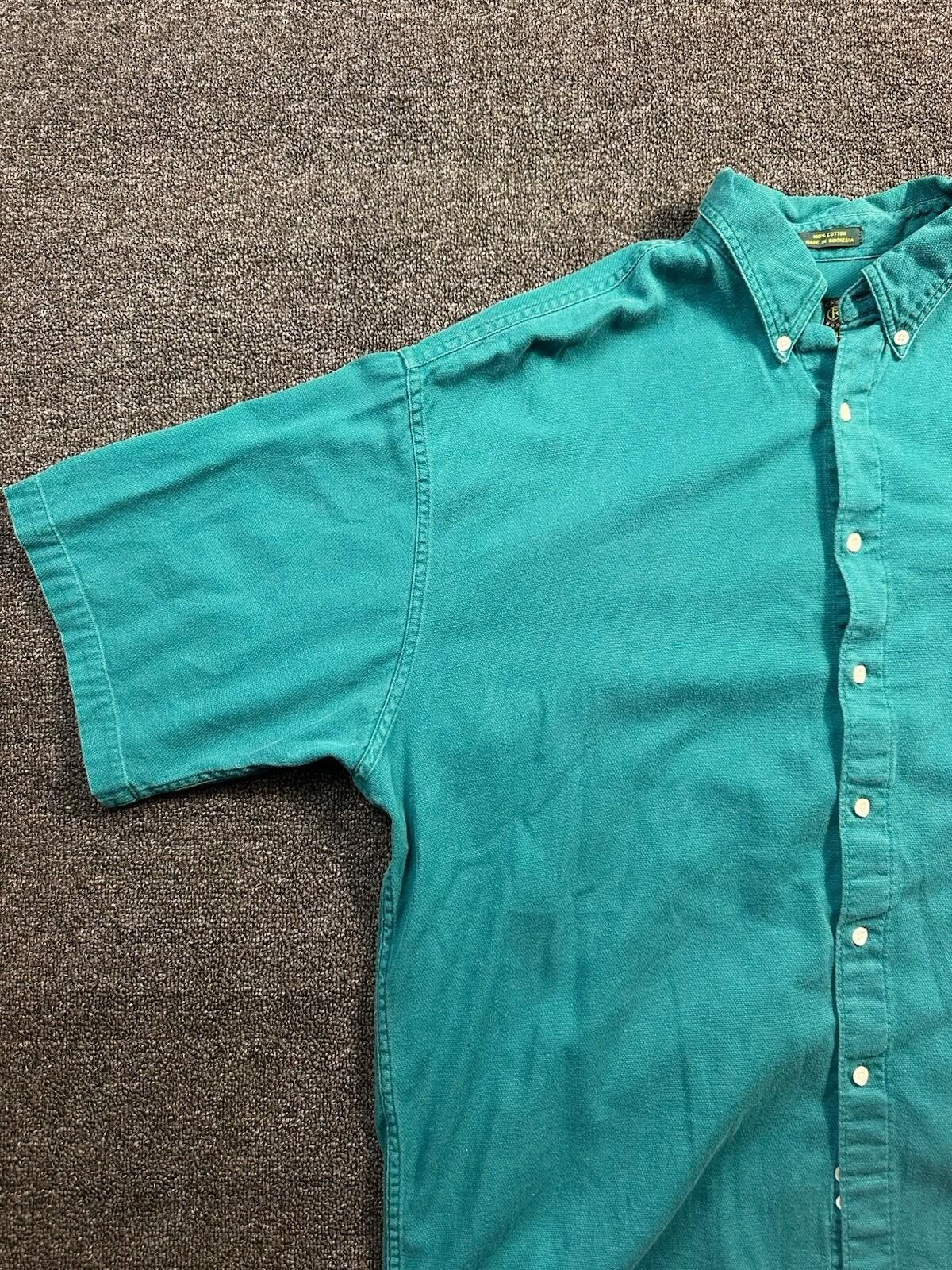 Club Room VTG RARE Club Room Men's XL Teal Button-Down Heavy Cotton Size US XL / EU 56 / 4 - 4 Thumbnail