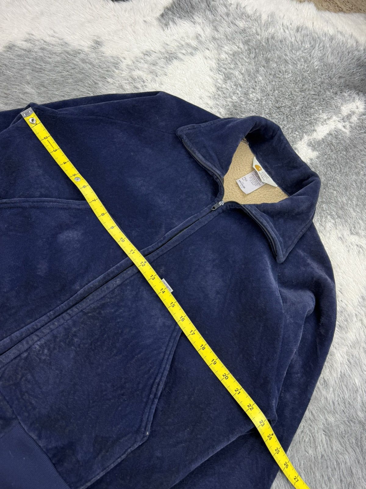 Carhartt Vintage RARE 70s CARHARTT Suede/Velvet TALON USA 🇺🇸 Zip Up Size US M / EU 48-50 / 2 - 12 Thumbnail