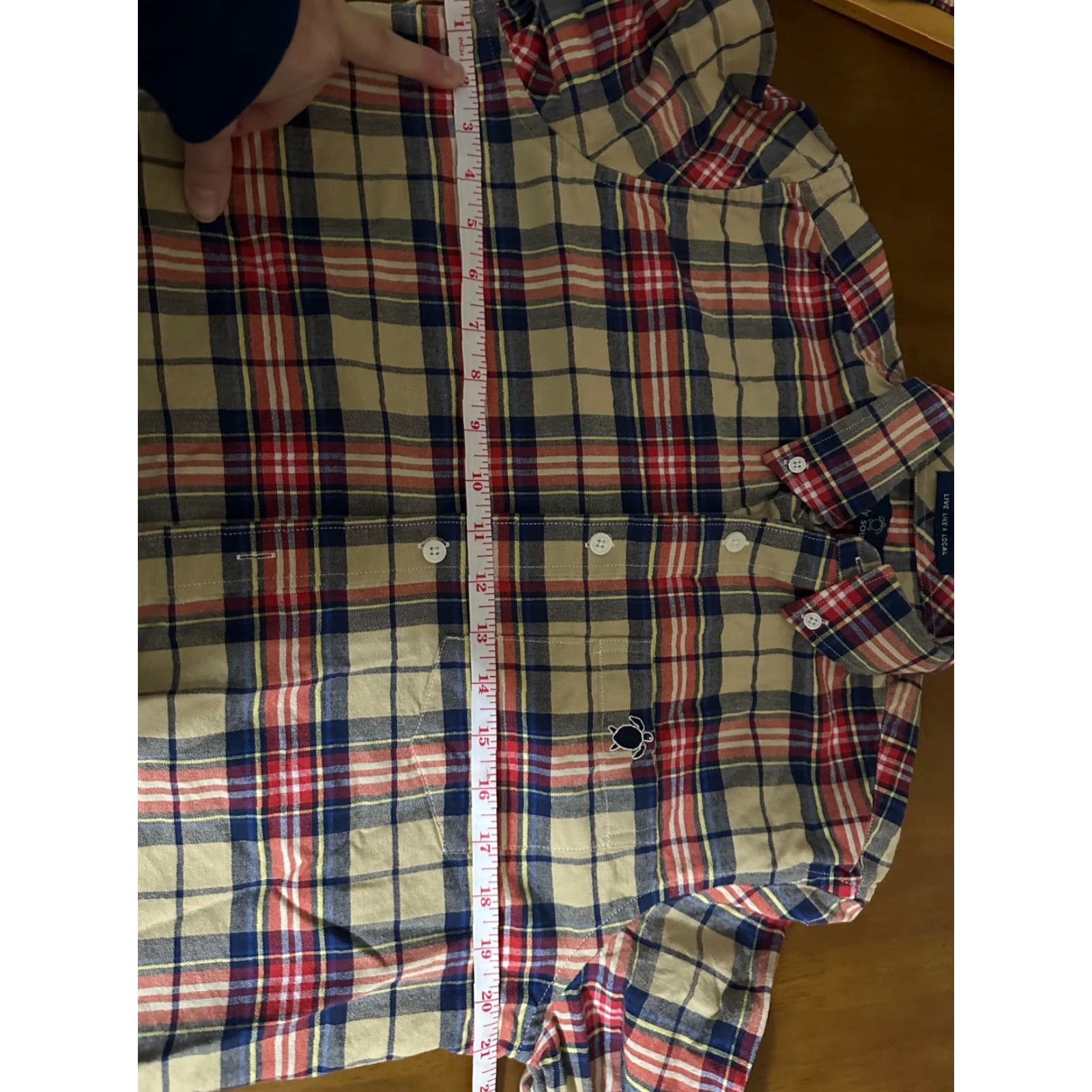 Vintage Simply Southern Plaid Flannel Long Sleeve Button Men’s Small Size US S / EU 44-46 / 1 - 4 Thumbnail