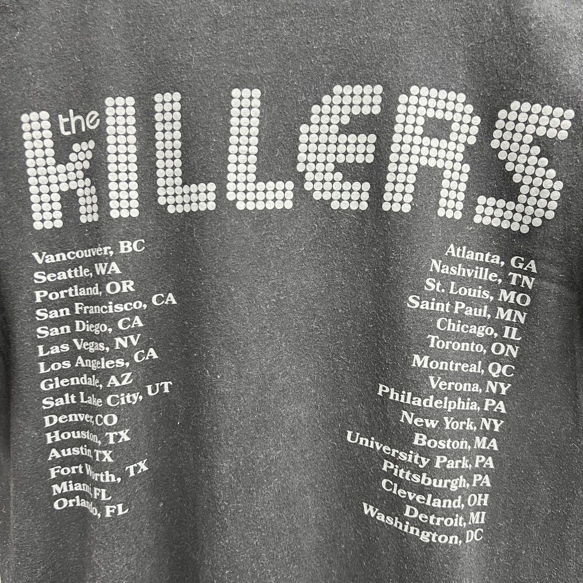 Band Tees THE KILLERS BAND TEE TOUR SIZE SMALL Size US S / EU 44-46 / 1 - 4 Thumbnail