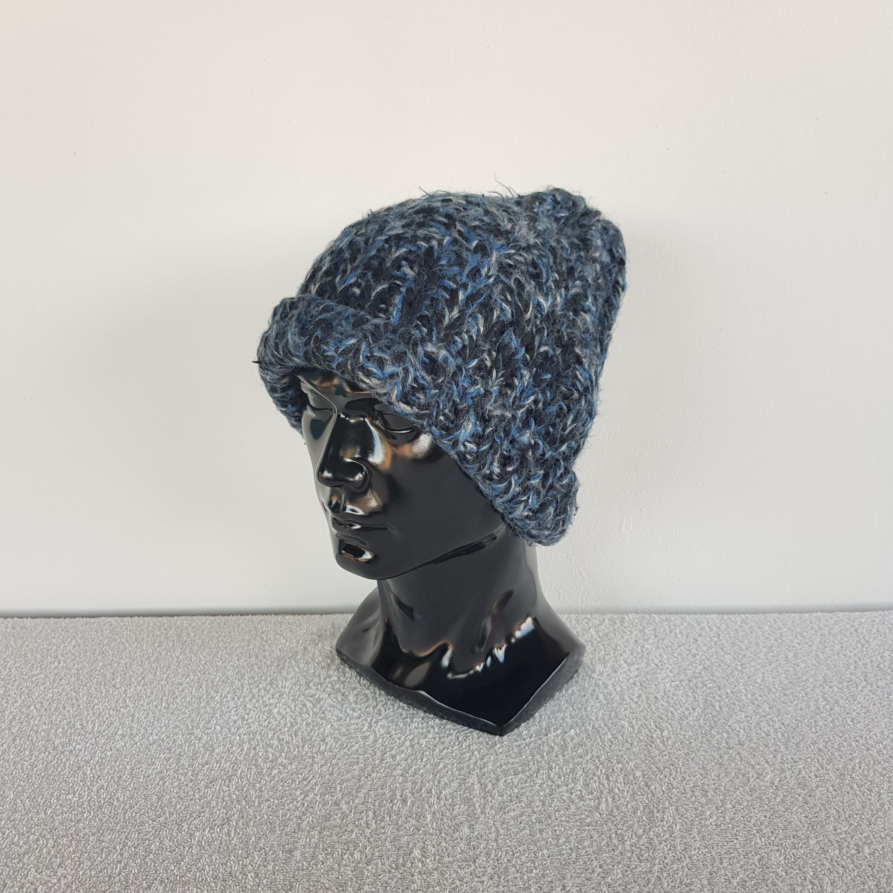 Japanese Brand Vintage Japanese Crochet Beanie Ribbed Snow Caps Hats. Size ONE SIZE - 1 Thumbnail