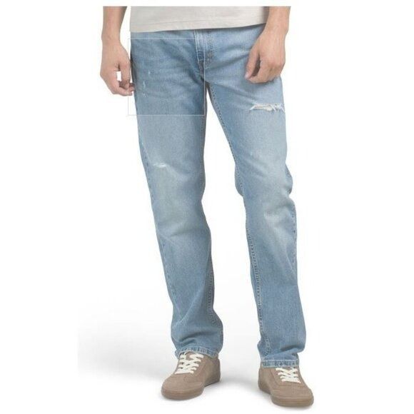 Levi's Levi's Mens Mid Rise Distressed Straight Leg Squirrelfish Je Size US 38 / EU 54 - 1 Thumbnail