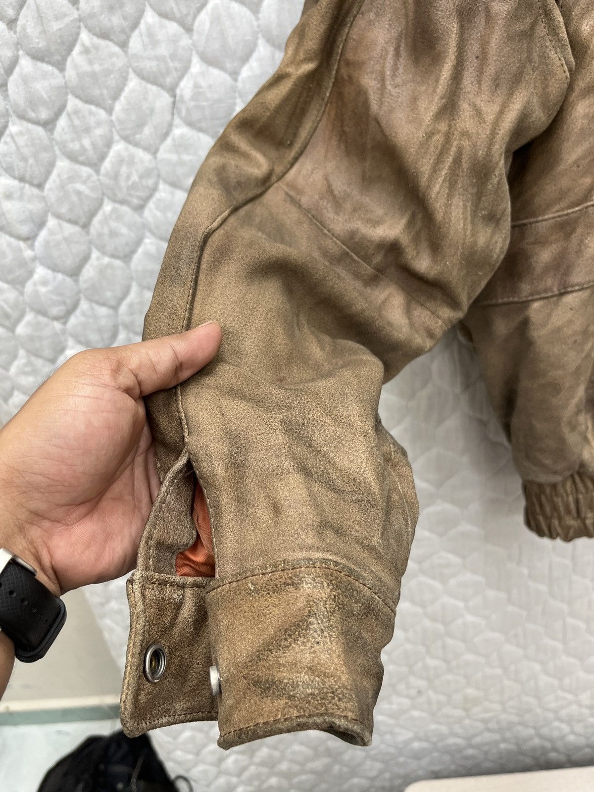 Genuine Leather 🔥🔥🔥STEALS VTG EVANS ENTERPRISE LEATHER JACKET Size US M / EU 48-50 / 2 - 18 Thumbnail