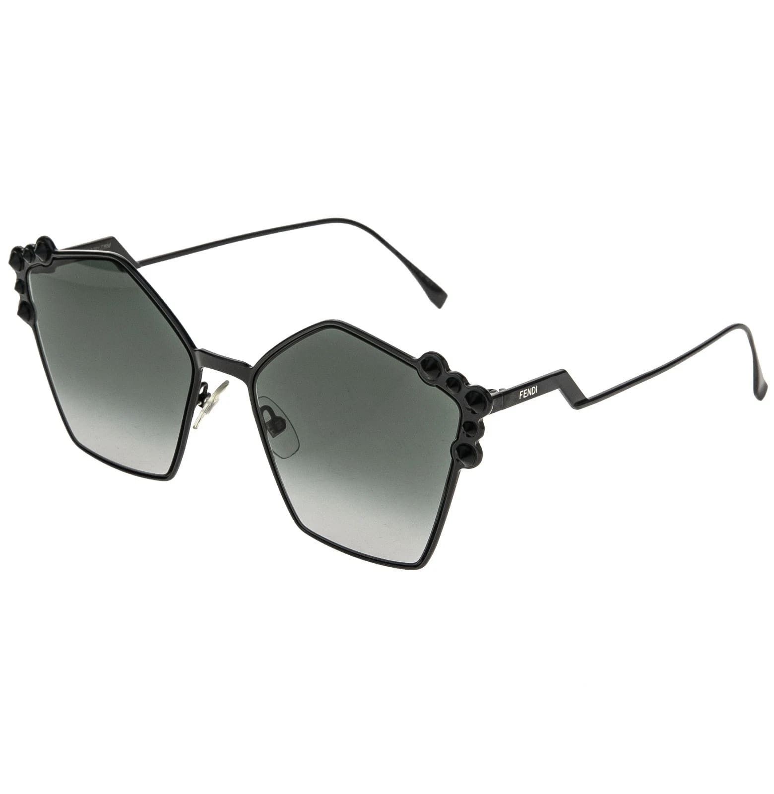 Fendi FENDI FF0261S 0261 CAN EYE Black Stud Gradient Sunglasses Size ONE SIZE - 7 Thumbnail