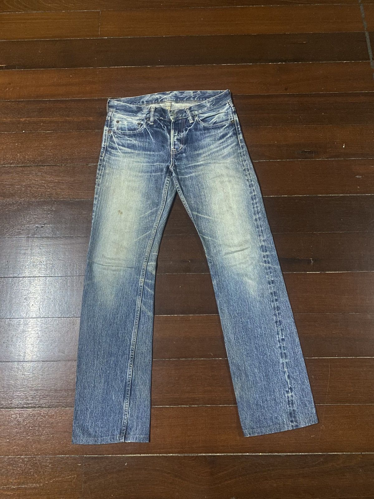 OMNIGOD Vintage omnigod mud wash flare selvedge jeans Size US 31 - 1 Thumbnail