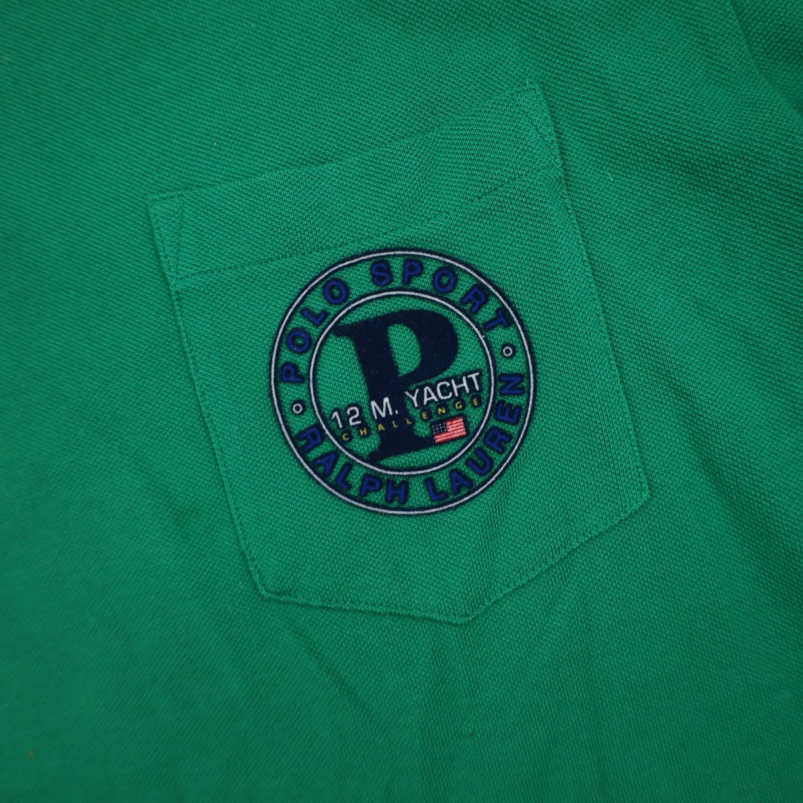 Polo Ralph Lauren × Vintage Vintage Polo Sport Ralph Laruen 12M Yacht Challenge Shirt Size US XL / EU 56 / 4 - 3 Thumbnail