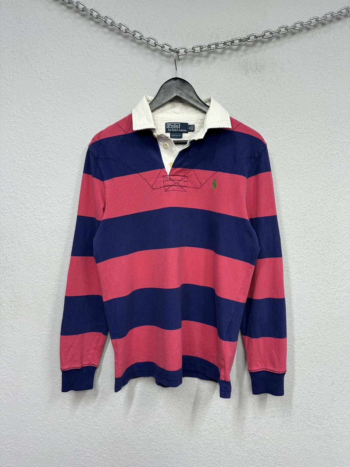 Polo Ralph Lauren Vintage Polo Ralph Lauren Rugby Polo Long Sleeve RRL Drake Size US S / EU 44-46 / 1 - 1 Thumbnail