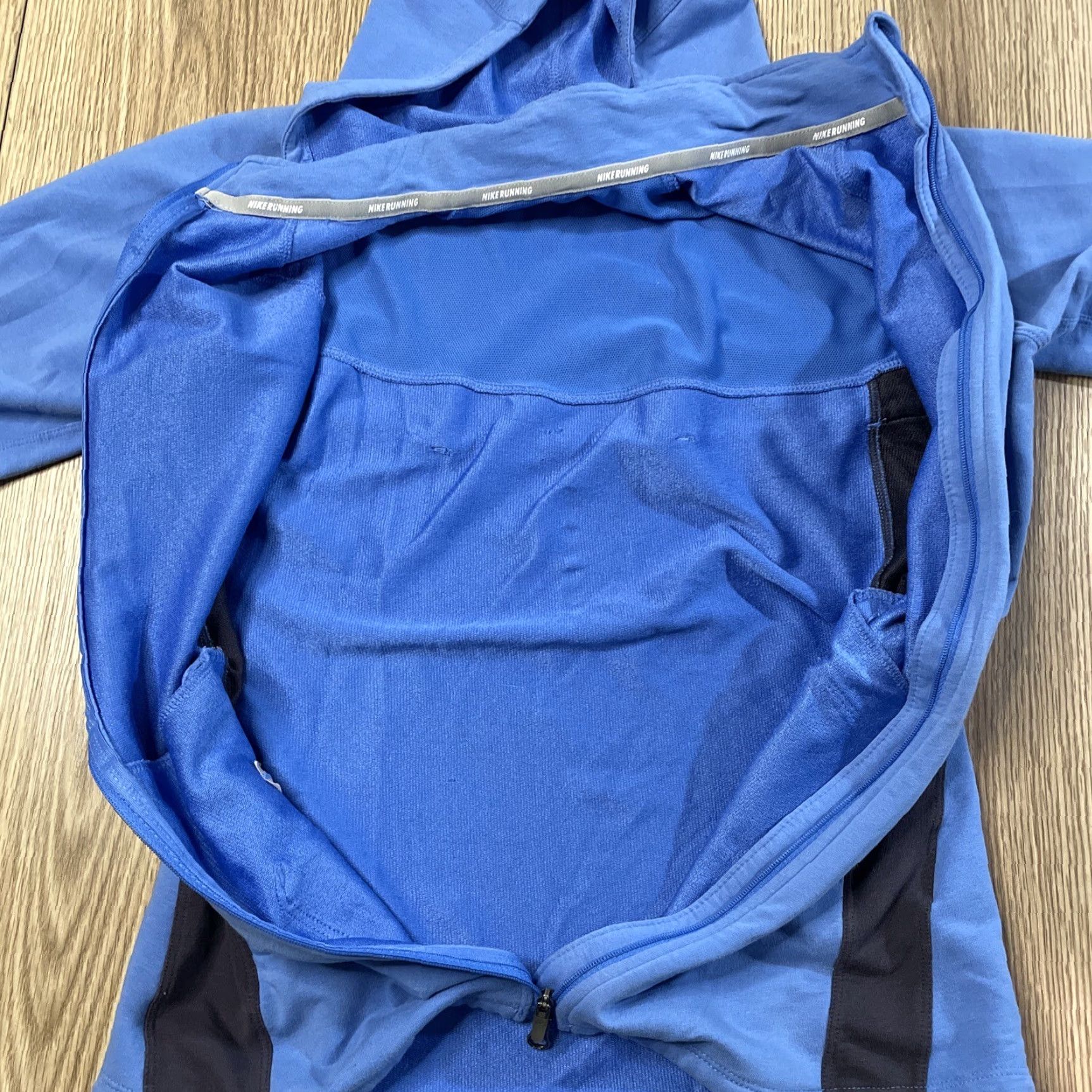 Nike Nike Dri-FIT Running Jacket Women’s S Blue Full Zip Hooded Activewear Sportswear Size S / US 4 / IT 40 - 6 Thumbnail