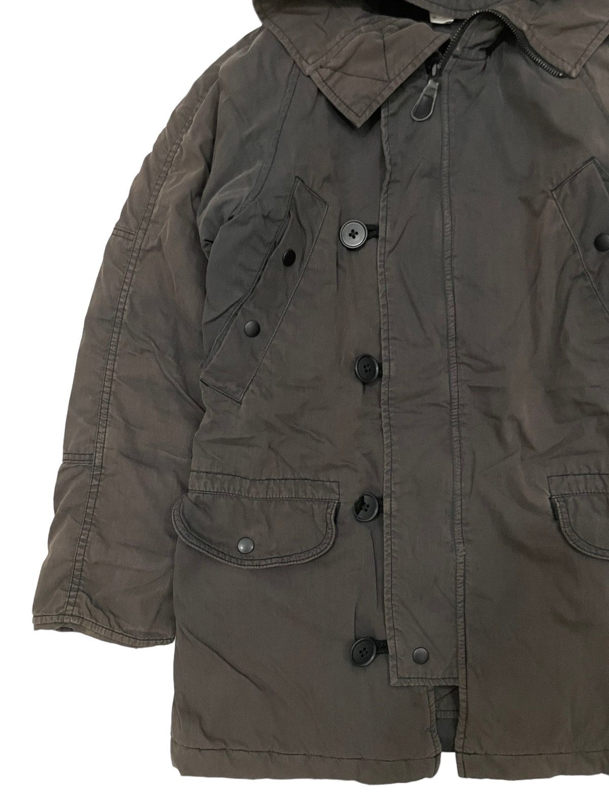 Alpha Industries × Margaret Howell × Vintage MHL Alpha Industries Sun Faded Parka Size US S / EU 44-46 / 1 - 2 Thumbnail