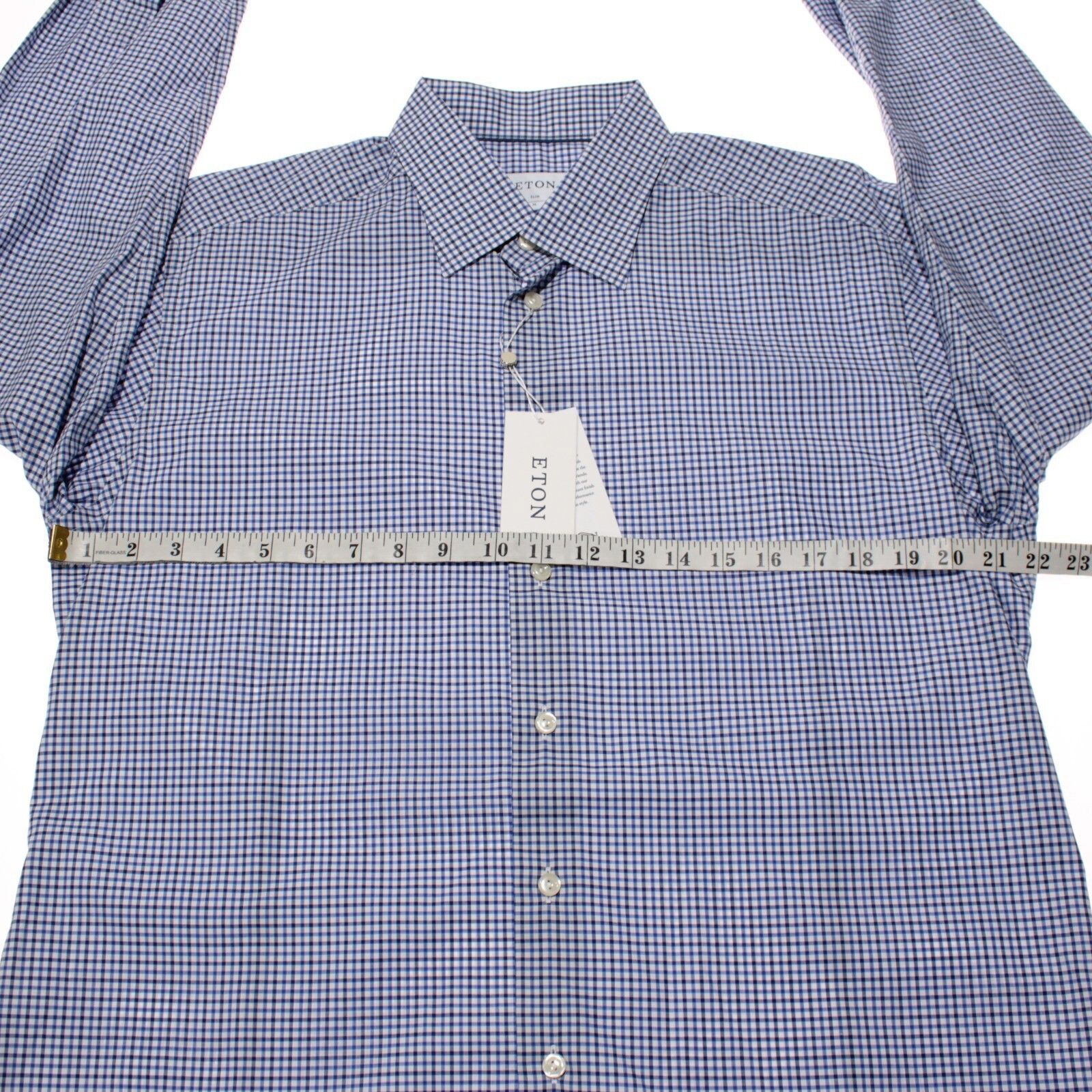 Eton Eton New with tags Shirt Size XL US In Blue Size US XL / EU 56 / 4 - 4 Thumbnail