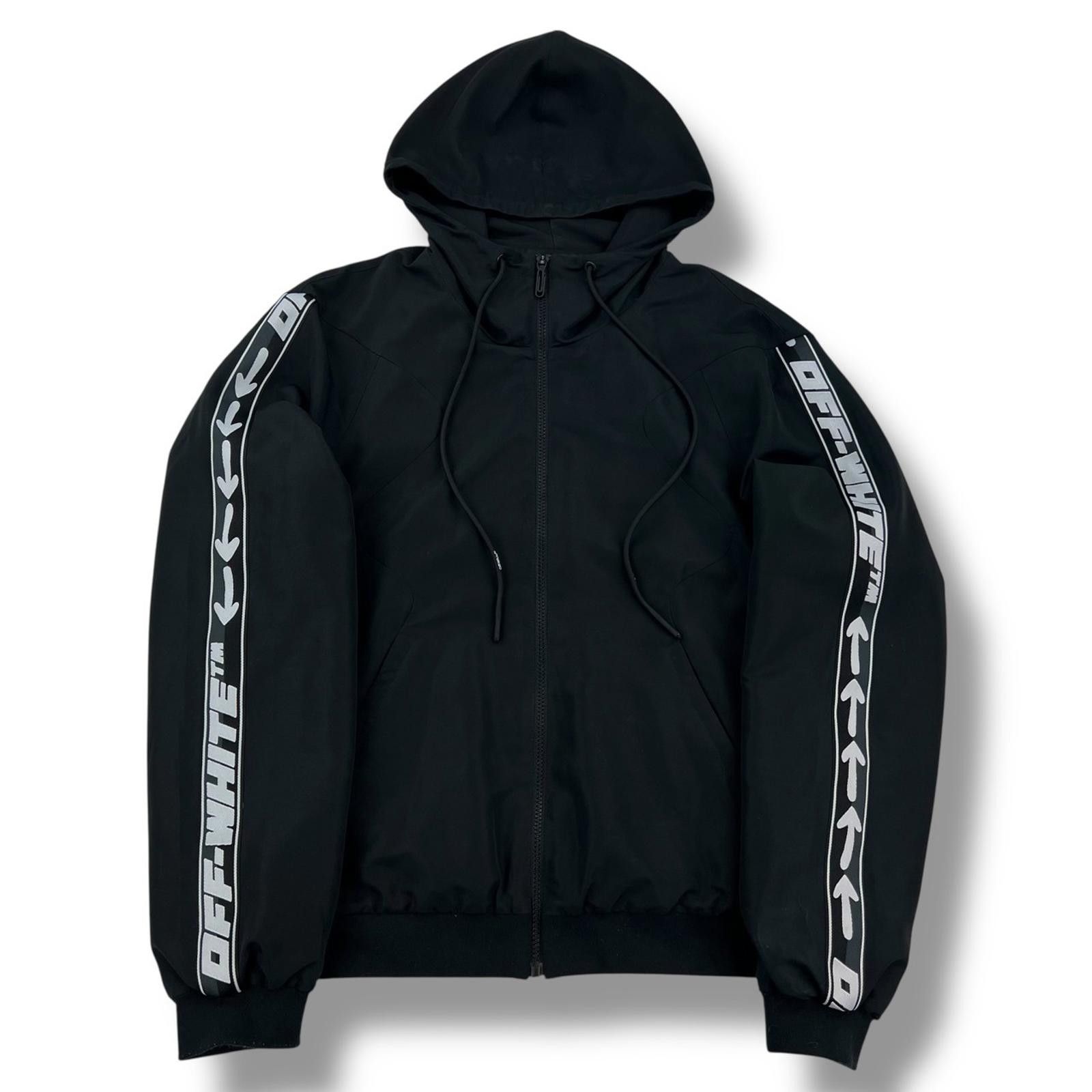 Off-White Off-White Black Windbreaker Jacket Size US M / EU 48-50 / 2 - 1 Thumbnail