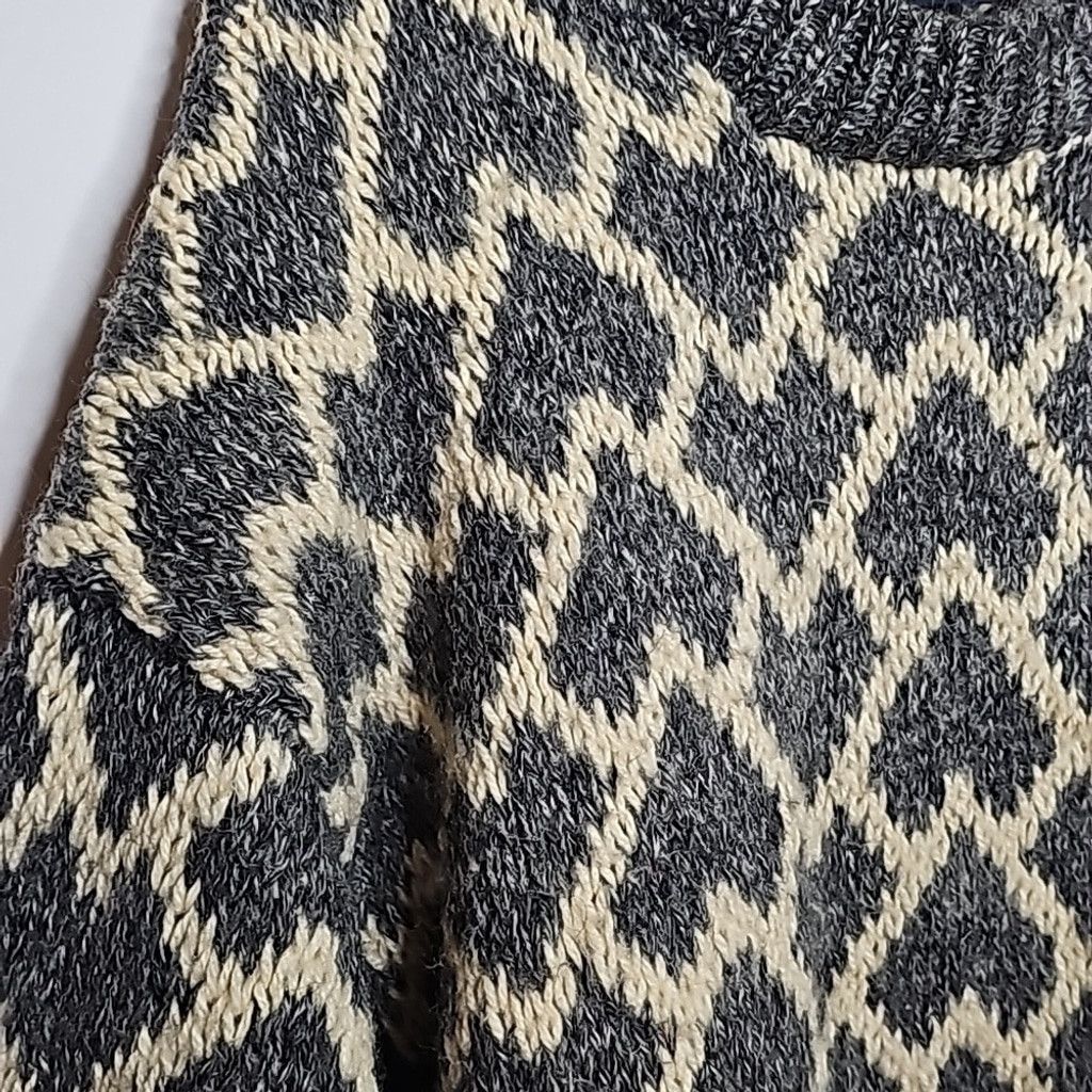 The Unbranded Brand JANHARI 100% hand knitted wool Belgrade London sweater XL Size XL / US 12-14 / IT 48-50 - 4 Thumbnail