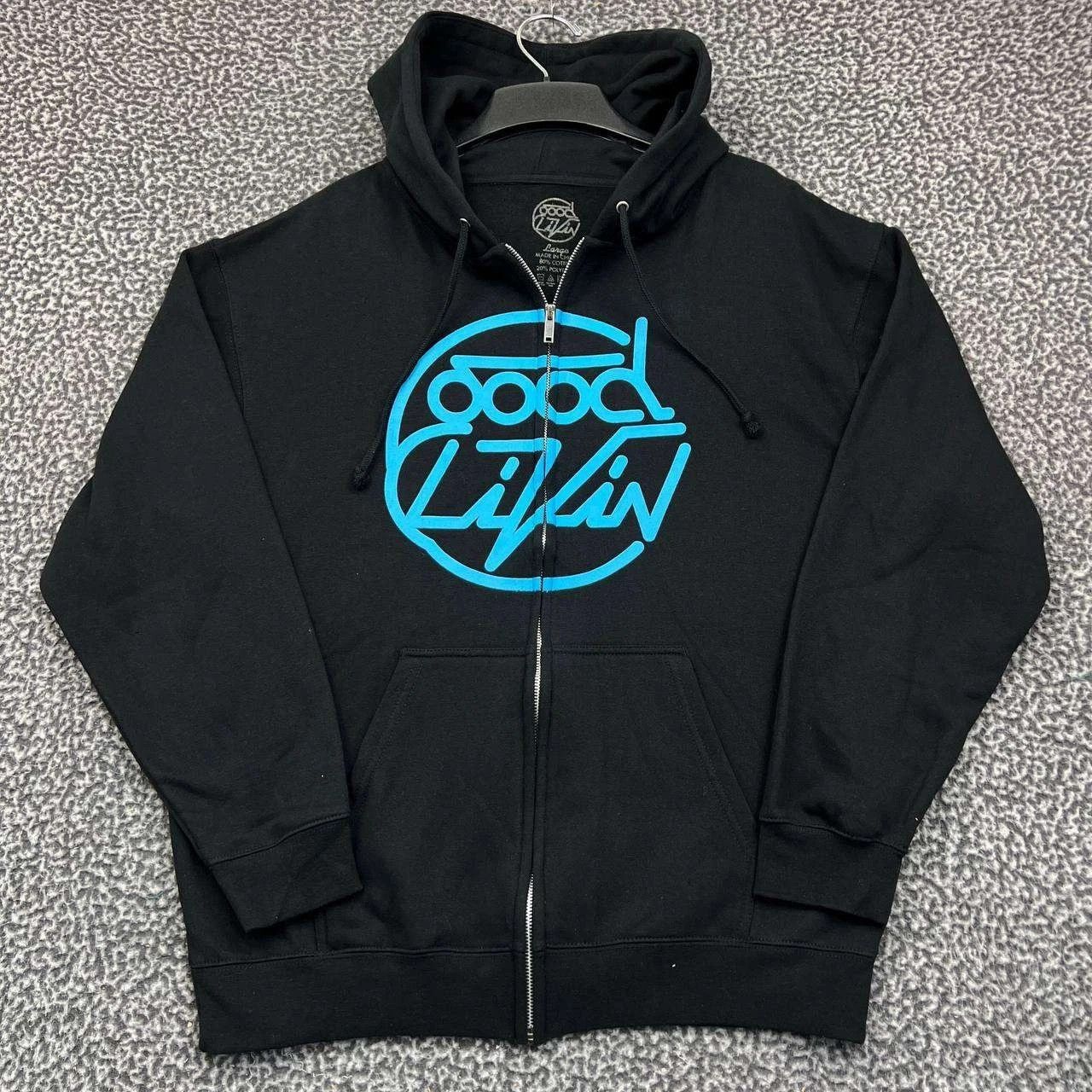 Other Good Livin Hoodie Men Black Fleece Lined Full Zip Outdoor L Size US L / EU 52-54 / 3 - 1 Thumbnail