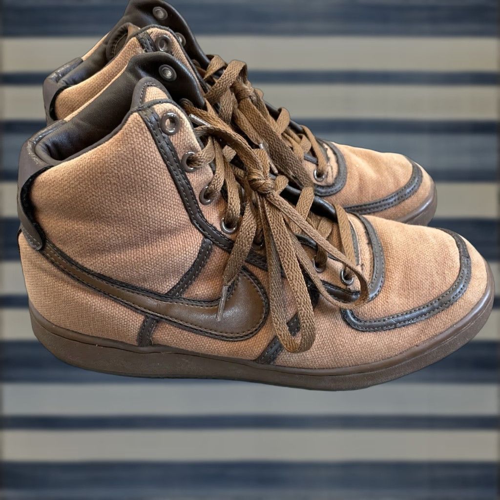 Nike Nike Vandal Sneaker Haight Street Brown Canvas Size 8 Men Athletic Shoes 2003 Straps Missing Size US 8 / EU 41 - 1 Thumbnail