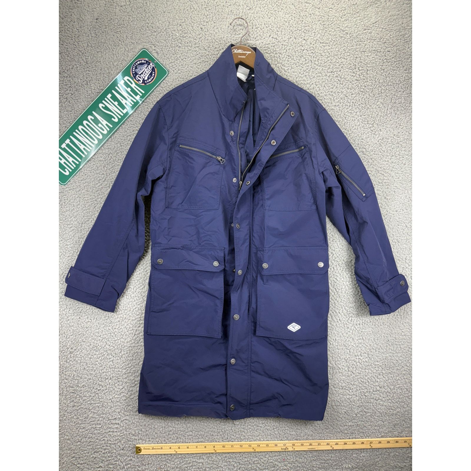 Puma $400 Puma X Nanamica Cordura Jacket Mens S Navy Blue Coat Size US S / EU 44-46 / 1 - 1 Thumbnail