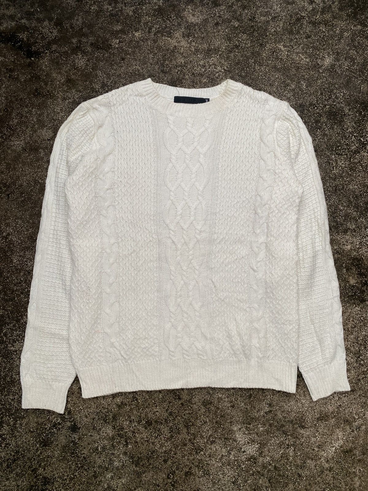 If Six Was Nine × Japanese Brand × Le Grande Bleu (L.G.B.) FUGA CABLE SWEATSHIRT KNIT Size US M / EU 48-50 / 2 - 1 Thumbnail