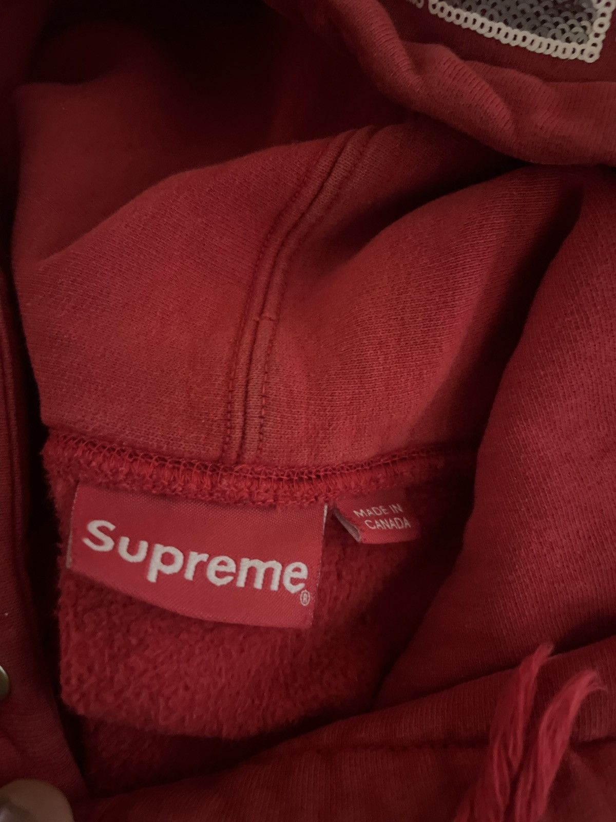 Supreme Large red supreme hoodie Size US L / EU 52-54 / 3 - 4 Thumbnail