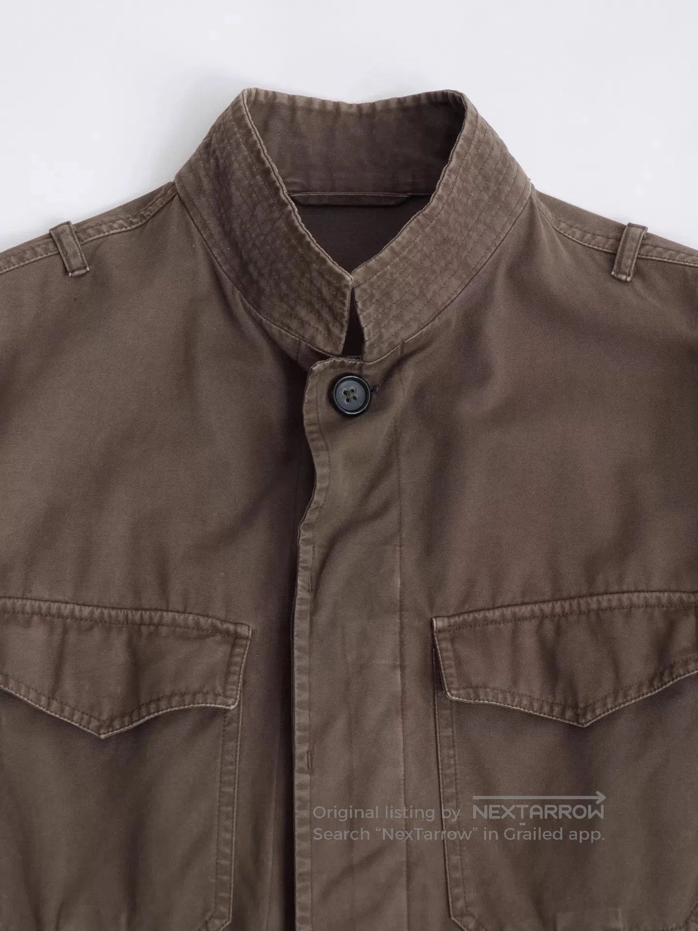 Jil Sander Brown Lightweight Button-Front Jacket Size S. Size US S / EU 44-46 / 1 - 8 Thumbnail