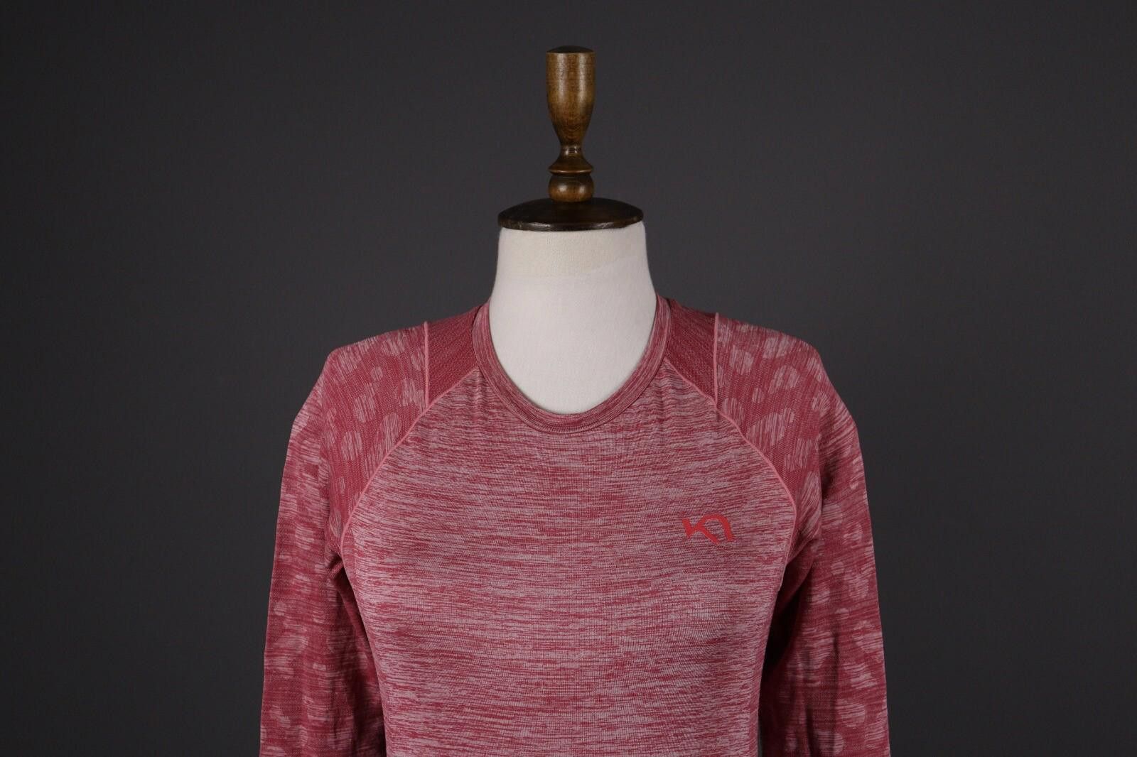 Designer Kari Traa Pink Long Sleeve Top Base Layer Size XS / S Size S / US 4 / IT 40 - 2 Thumbnail