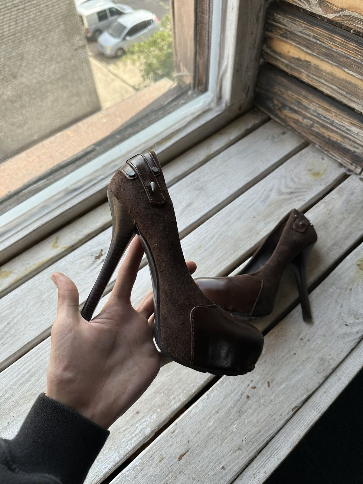 Georges Marciano × Guess × If Six Was Nine 🚨AVANT GARDE IF SIX WAS NINE GUESS BY MARCIANO HEELS RARE Size US 7 / IT 37 - 13 Thumbnail