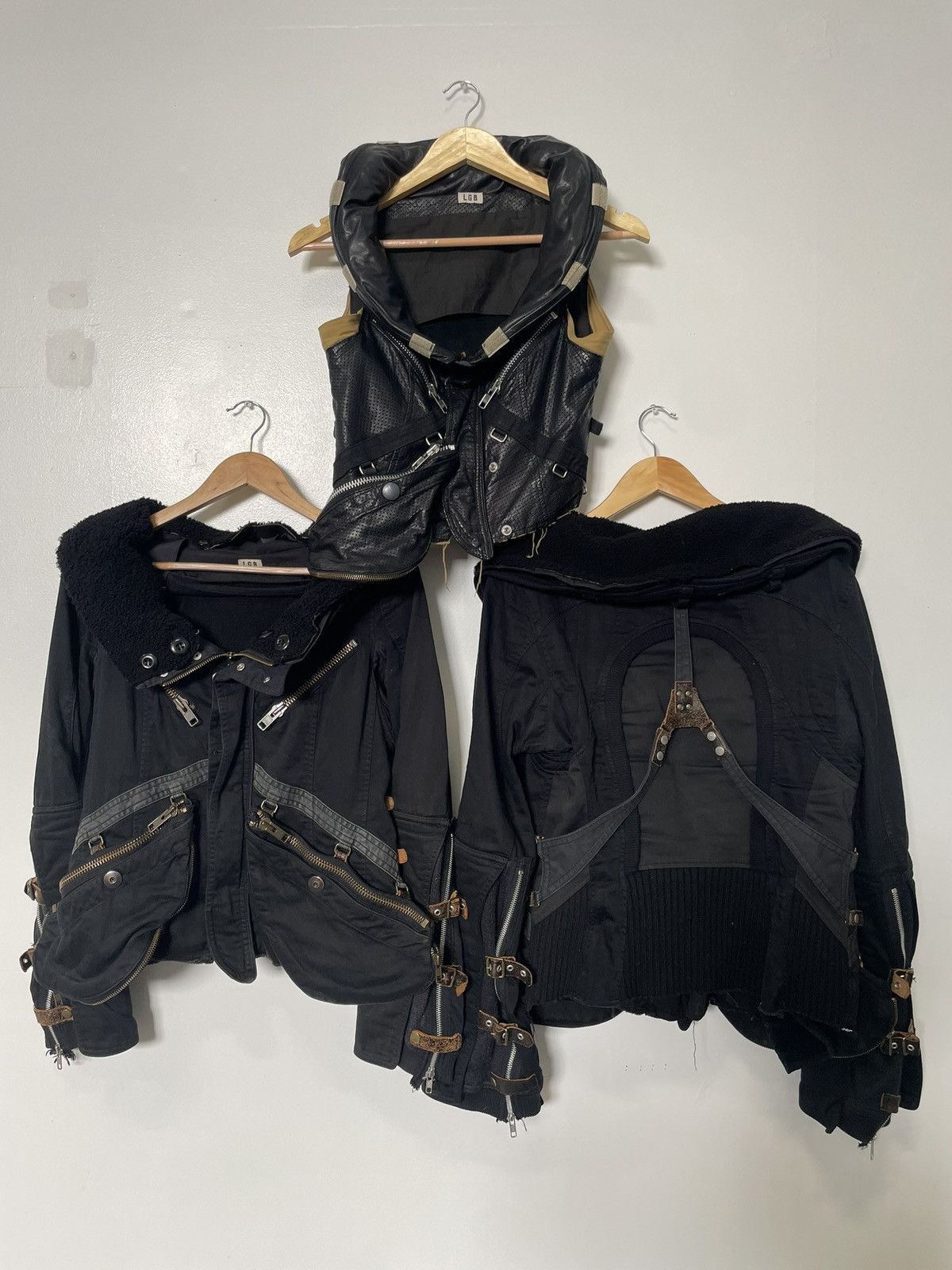 Le Grande Bleu (L.G.B.) Lgb leather bono 3 jacket Size US M / EU 48-50 / 2 - 13 Thumbnail