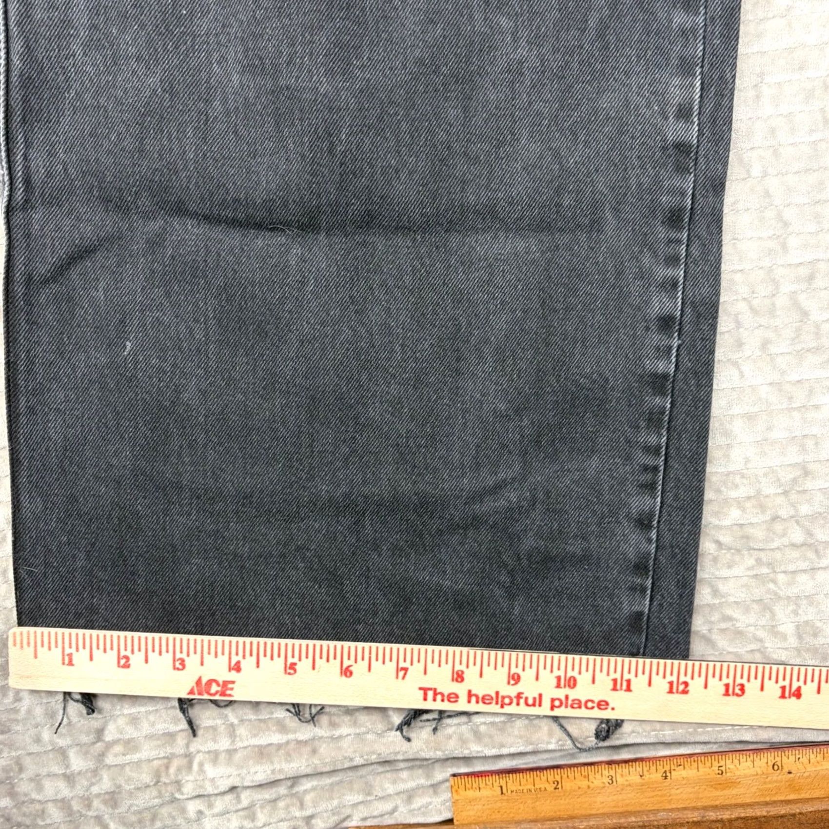 Veronica Beard VERONICA BEARD Jeans Womens 30 Black Taylor Relaxed Wide Leg High Rise Washed Size Size 30" / US 8 / IT 44 - 3 Thumbnail