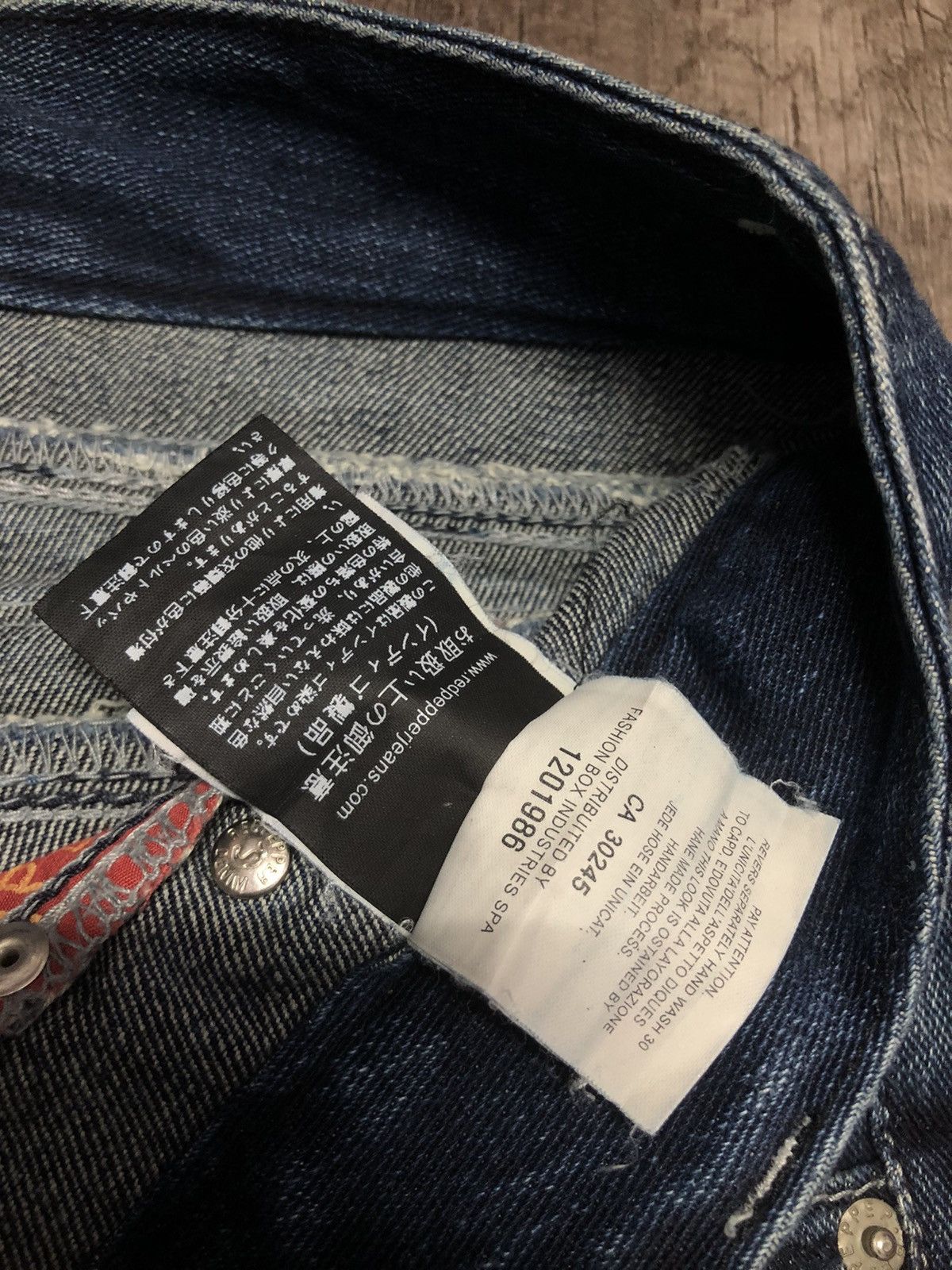 Designer × Japanese Brand Vintage Red Pepper Jeans Gold Label Japanes Brand Size 30" / US 8 / IT 44 - 20 Thumbnail